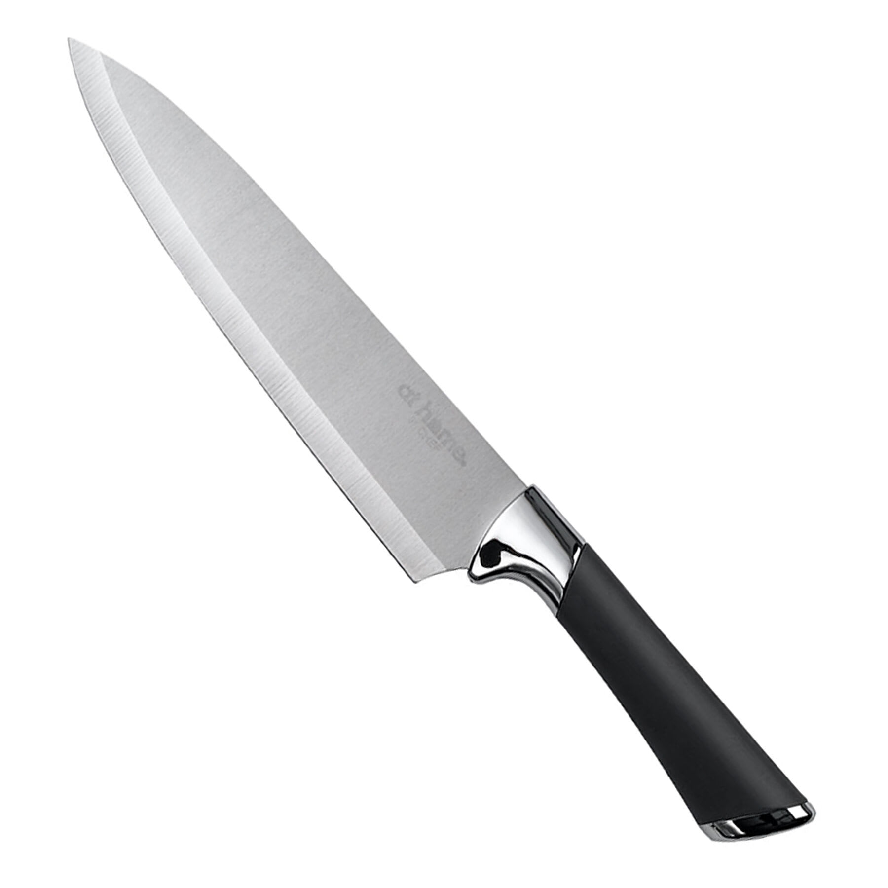 10-Piece Black Handle Knife & Sheath Set