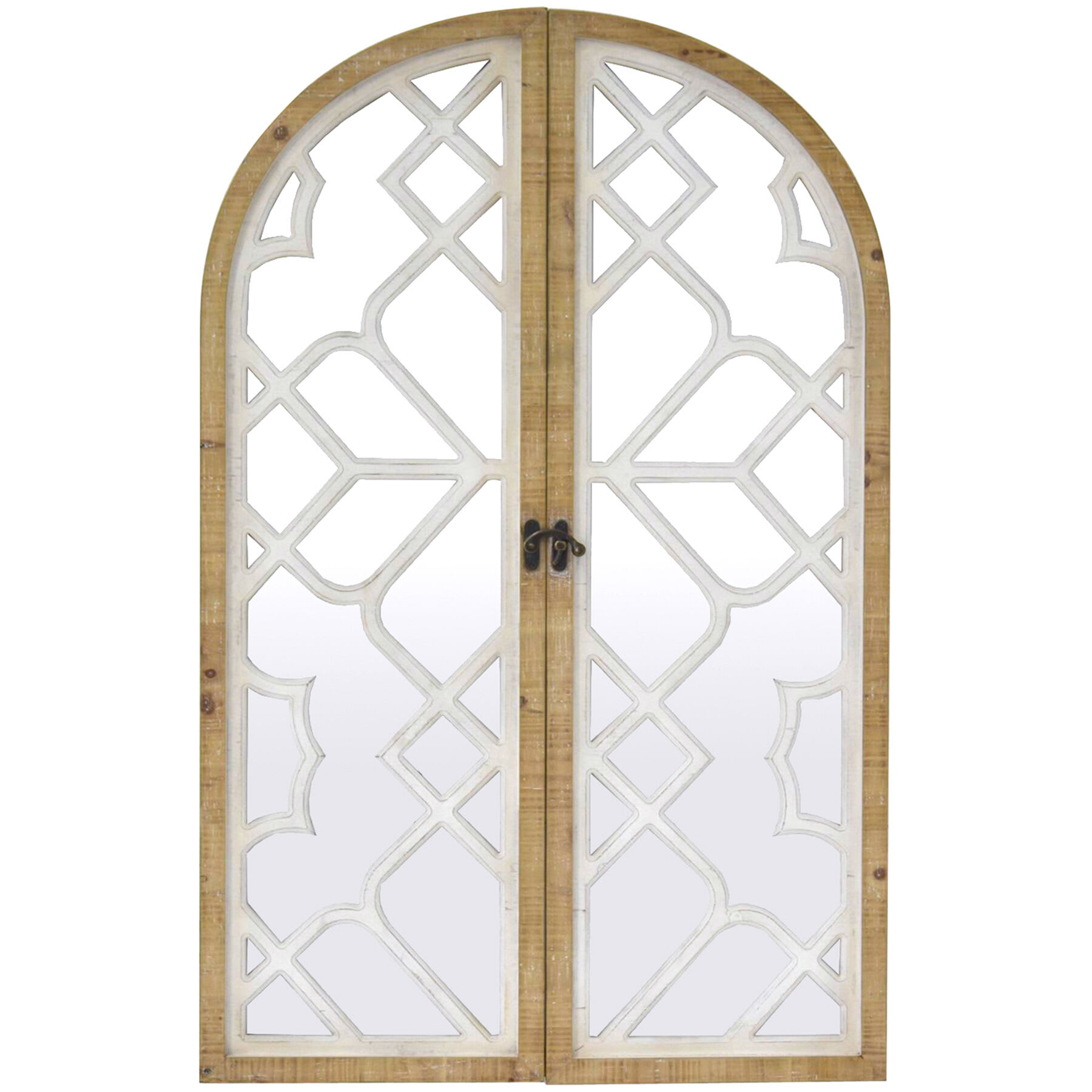 Arch Window Overlay Wall Mirror, 27x43