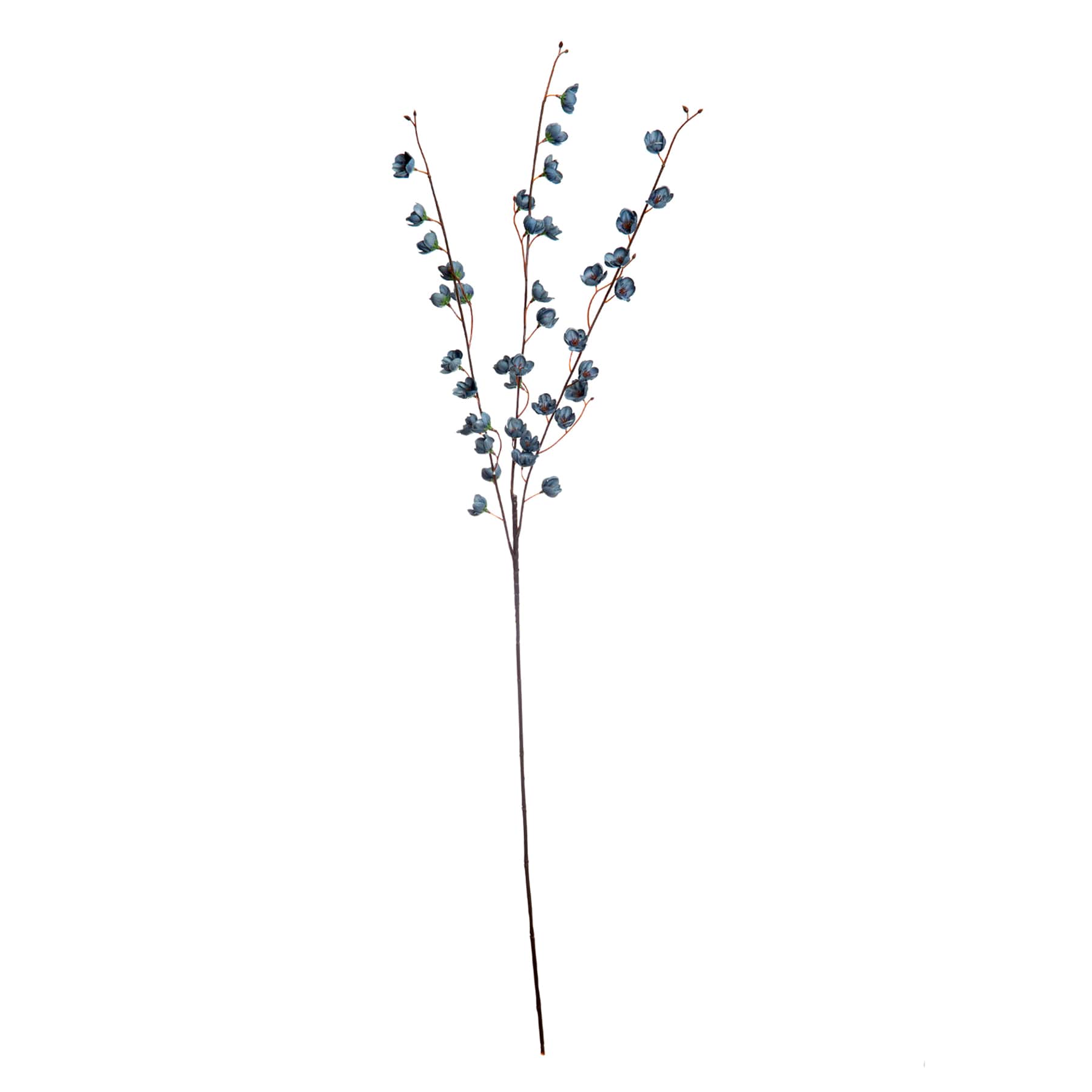 Blue Mini Phalaenopsis Floral Spray, 41"