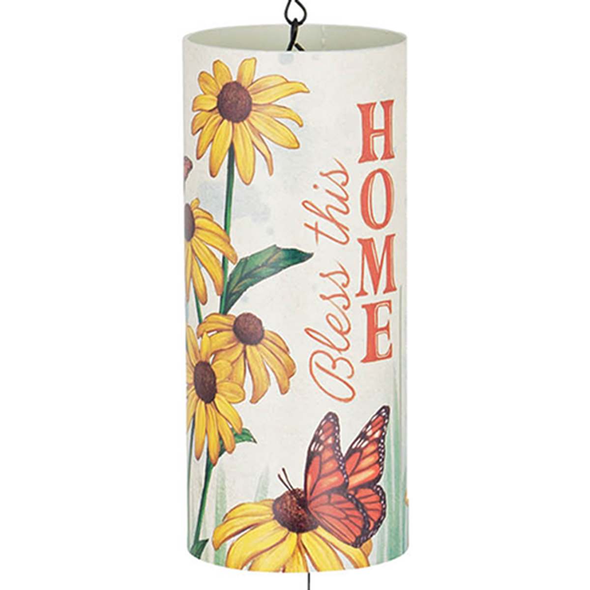 Bless Cylinder Wind Chime, 36"