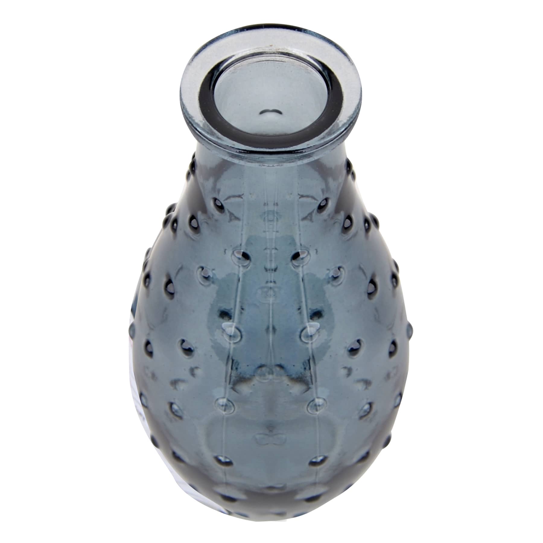 Blue Glass Bud Vase, 5.5"
