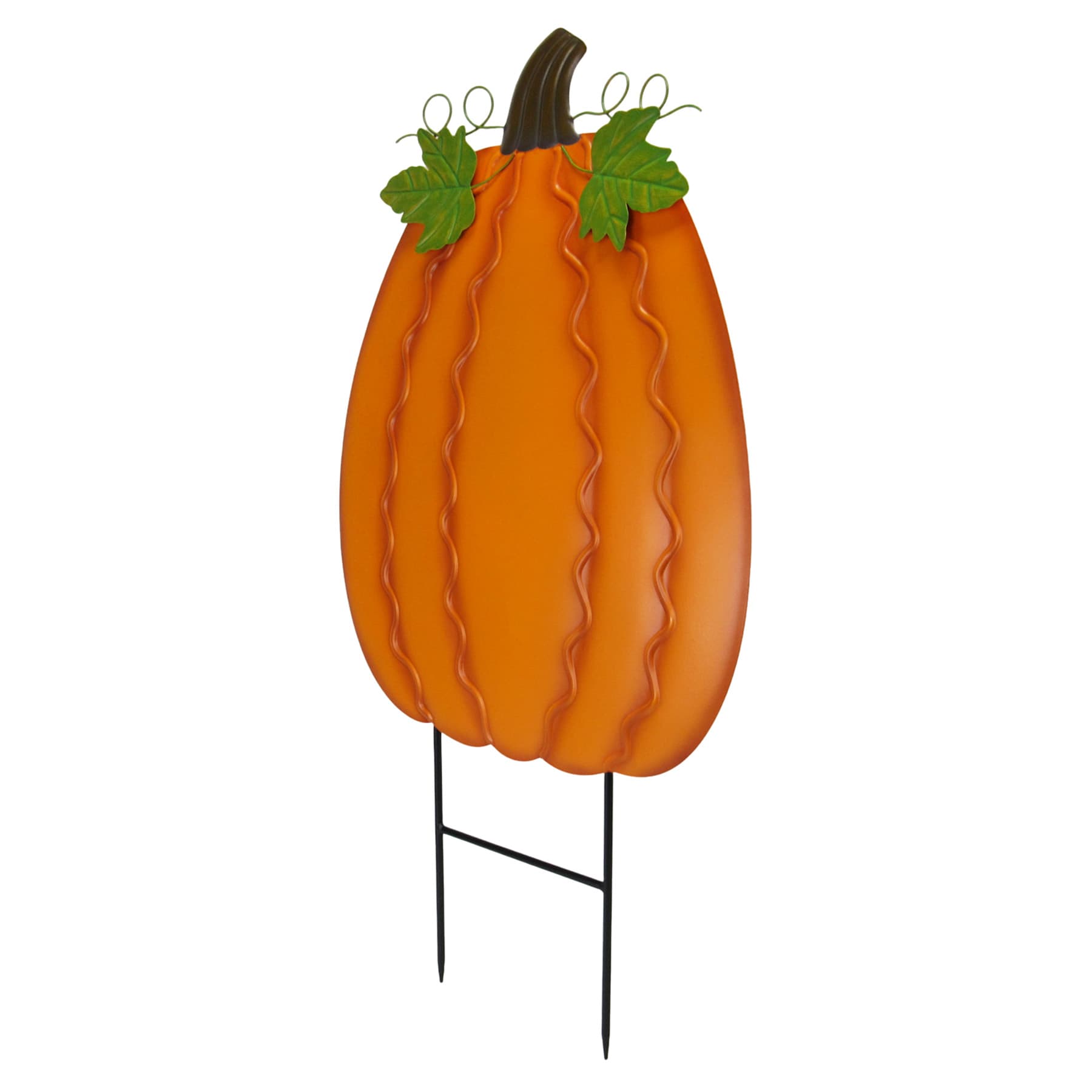 Homespun Harvest Pumpkin Yardstake, 36"