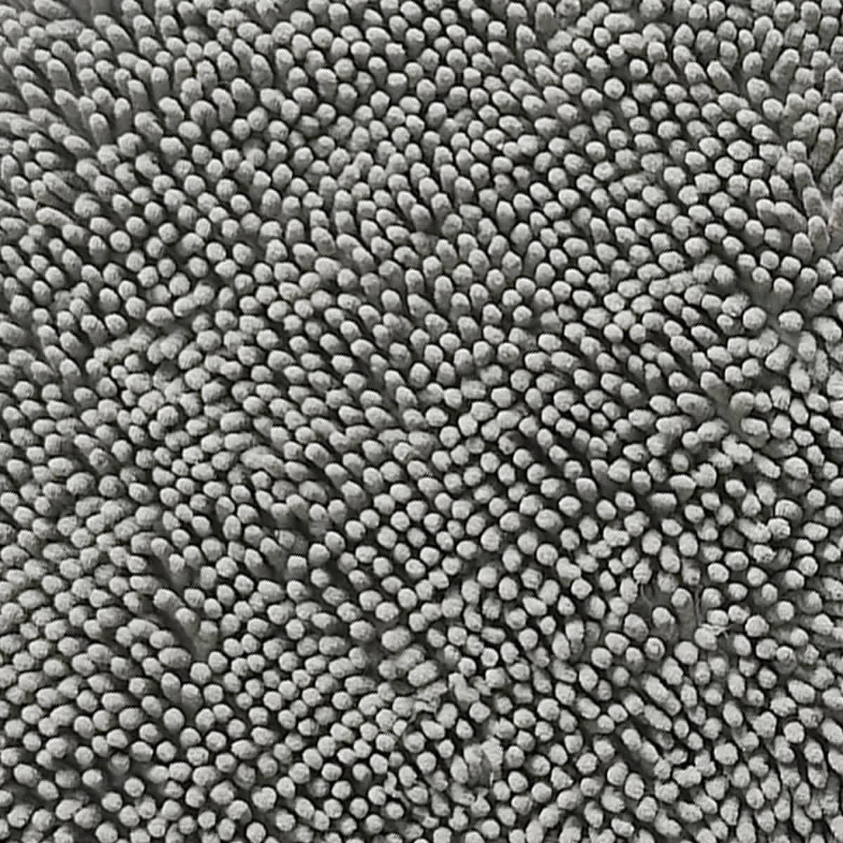 Essential Noodle Light Grey Bath Rug, 17x24