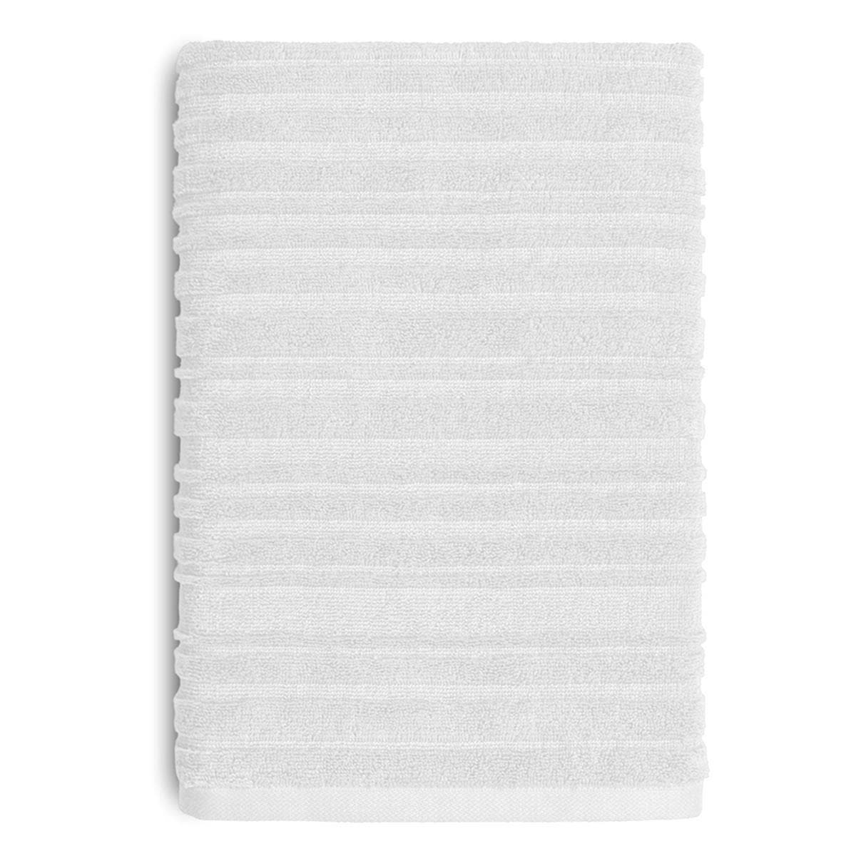 Found & Fable White Organic Cotton Bath Towel, 30x54