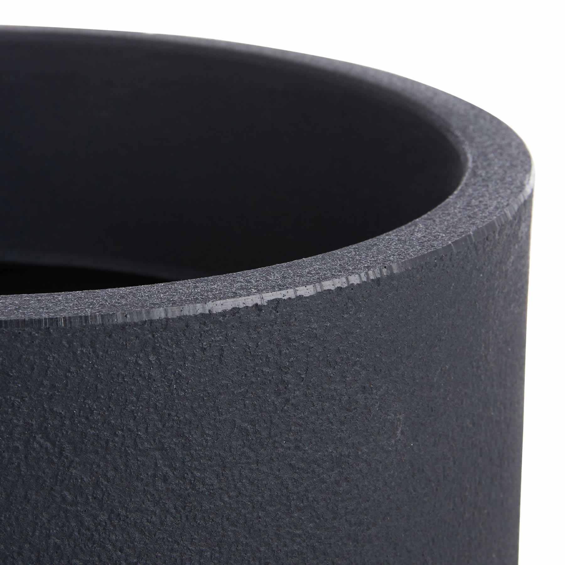 Japi Black Rustic Cask Outdoor Planter, Small