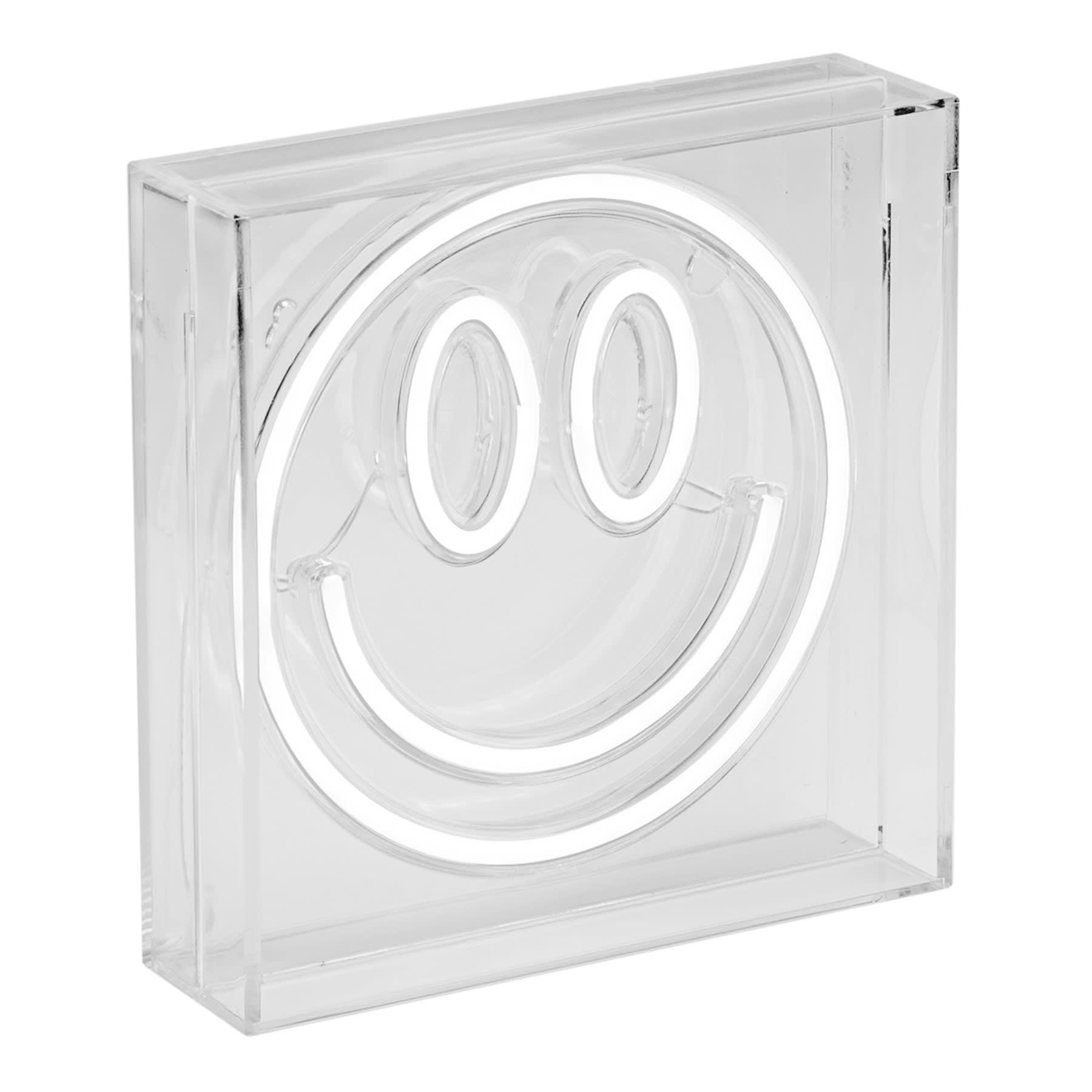 Smiley Face Neon Acrylic Box