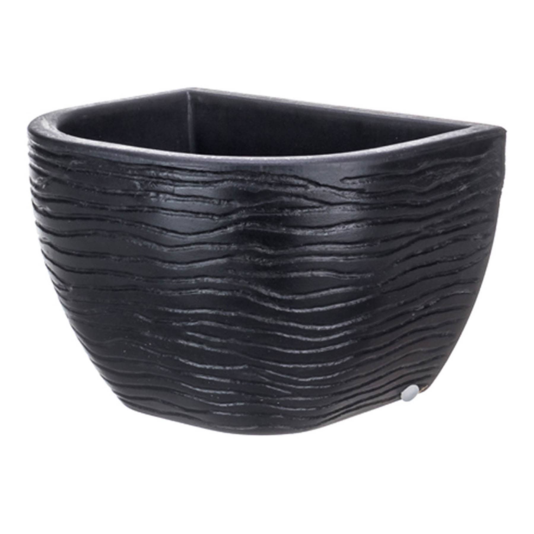 Black Wall Outdoor Planter, Small