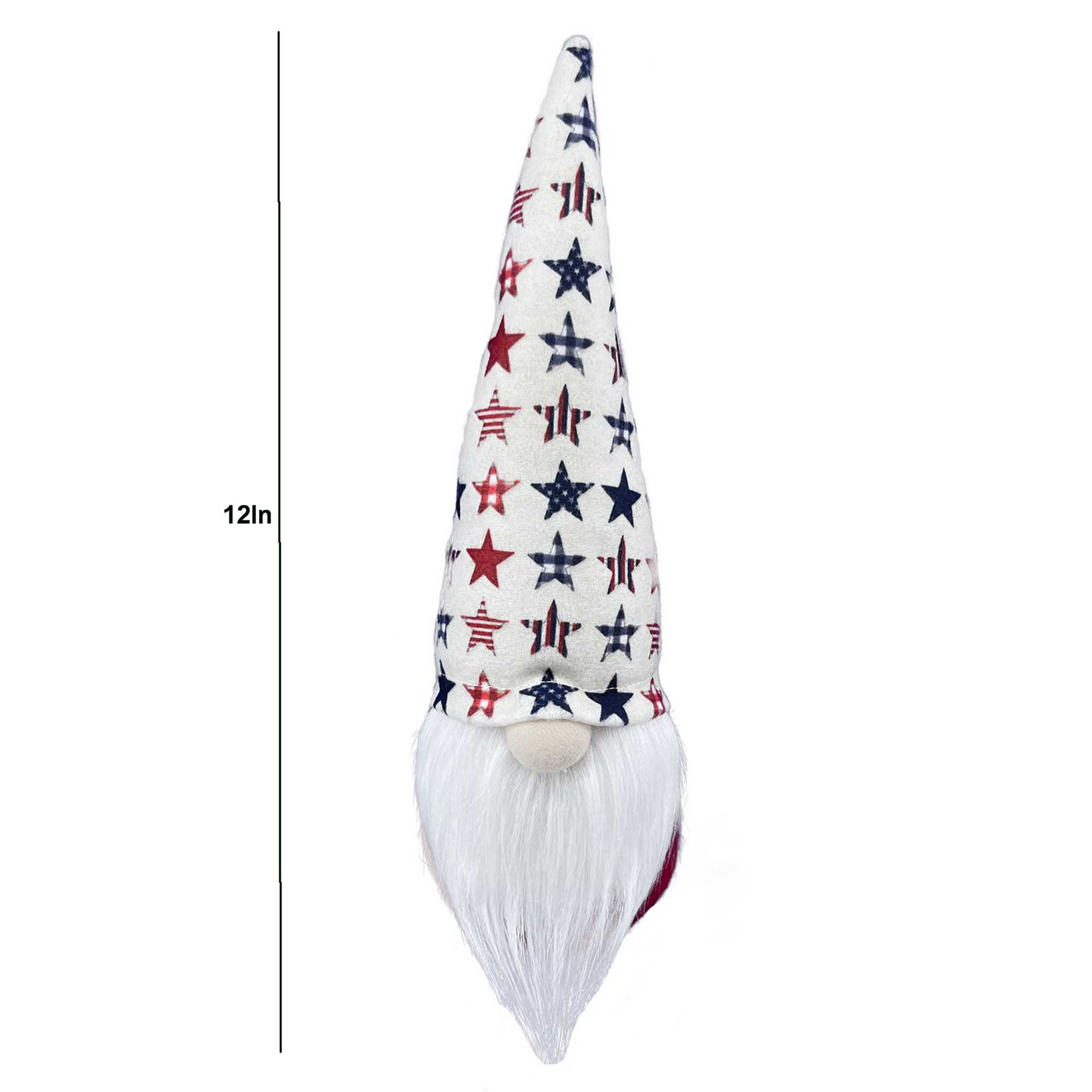 Patriotic Gnome Decoration, 12"
