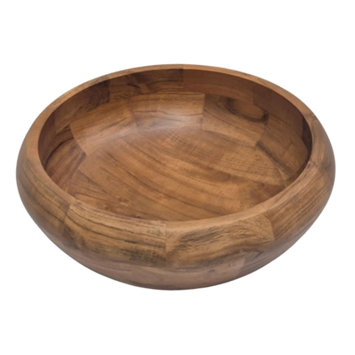 Natural Acacia Wood Bowl, 15"