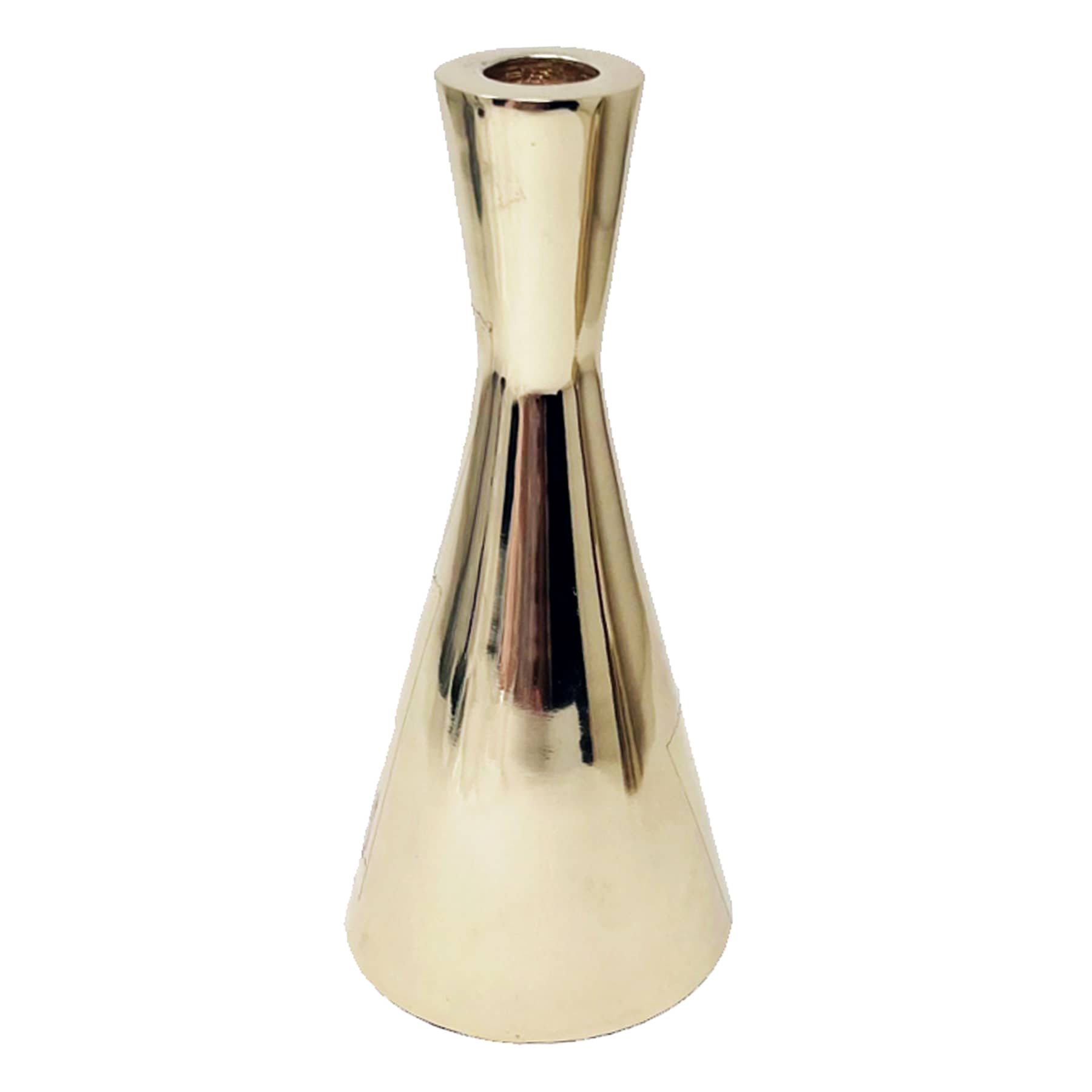 Crosby St. Gold Beaker Taper Candle Holder, 10"