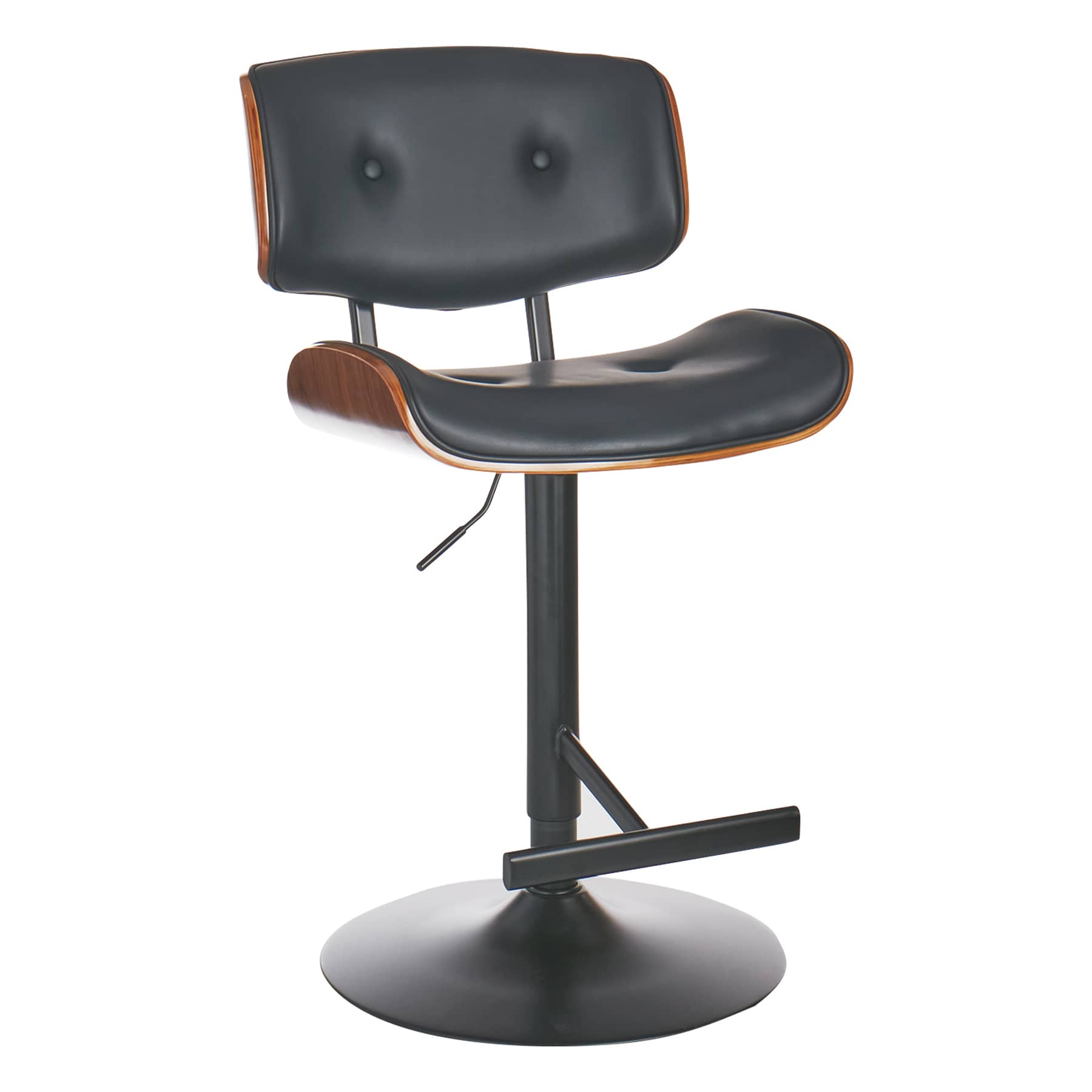 Crosby St. Leonardo Adjustable Faux Leather Barstool