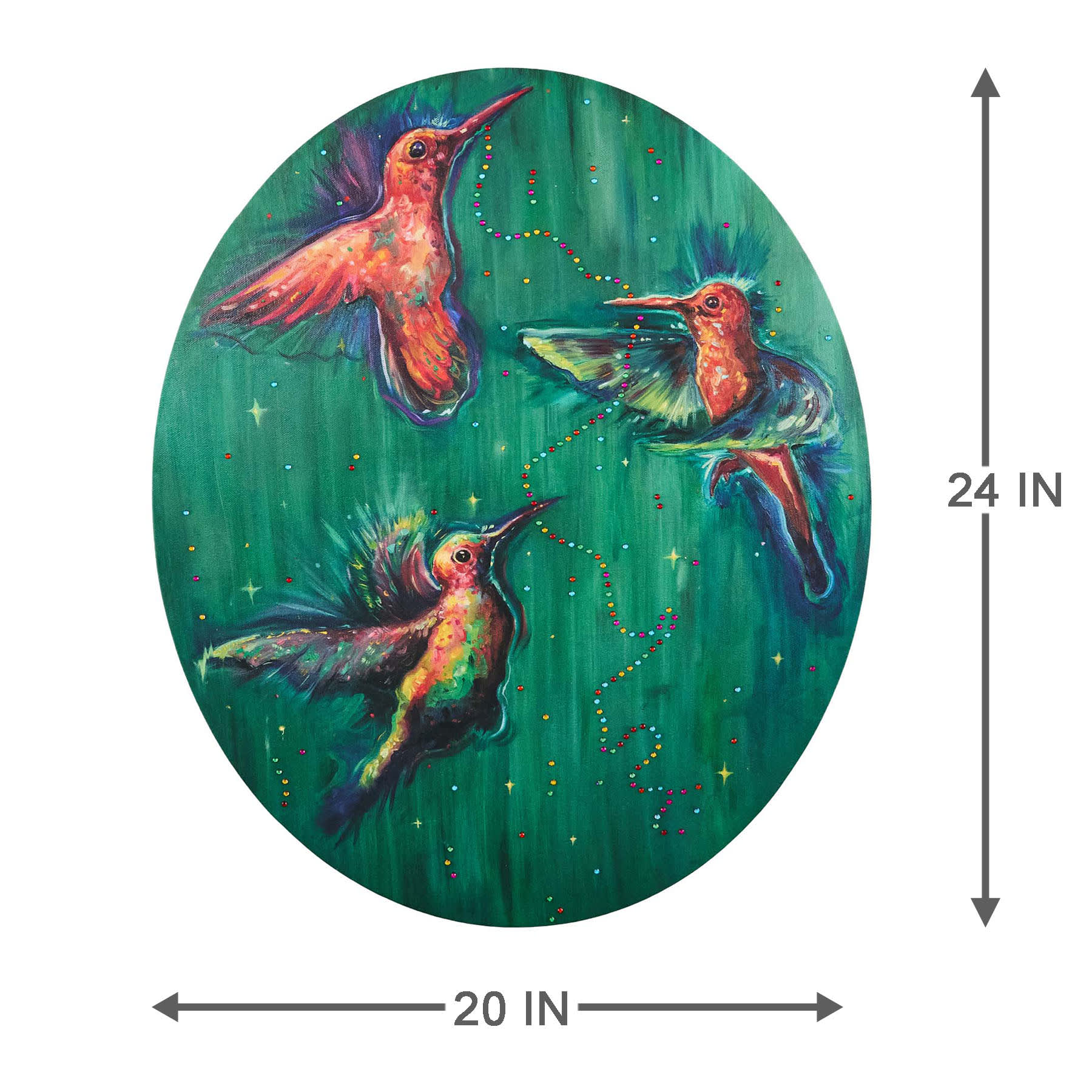 SCADpro Eternal Flight Canvas Wall Art, 20x24
