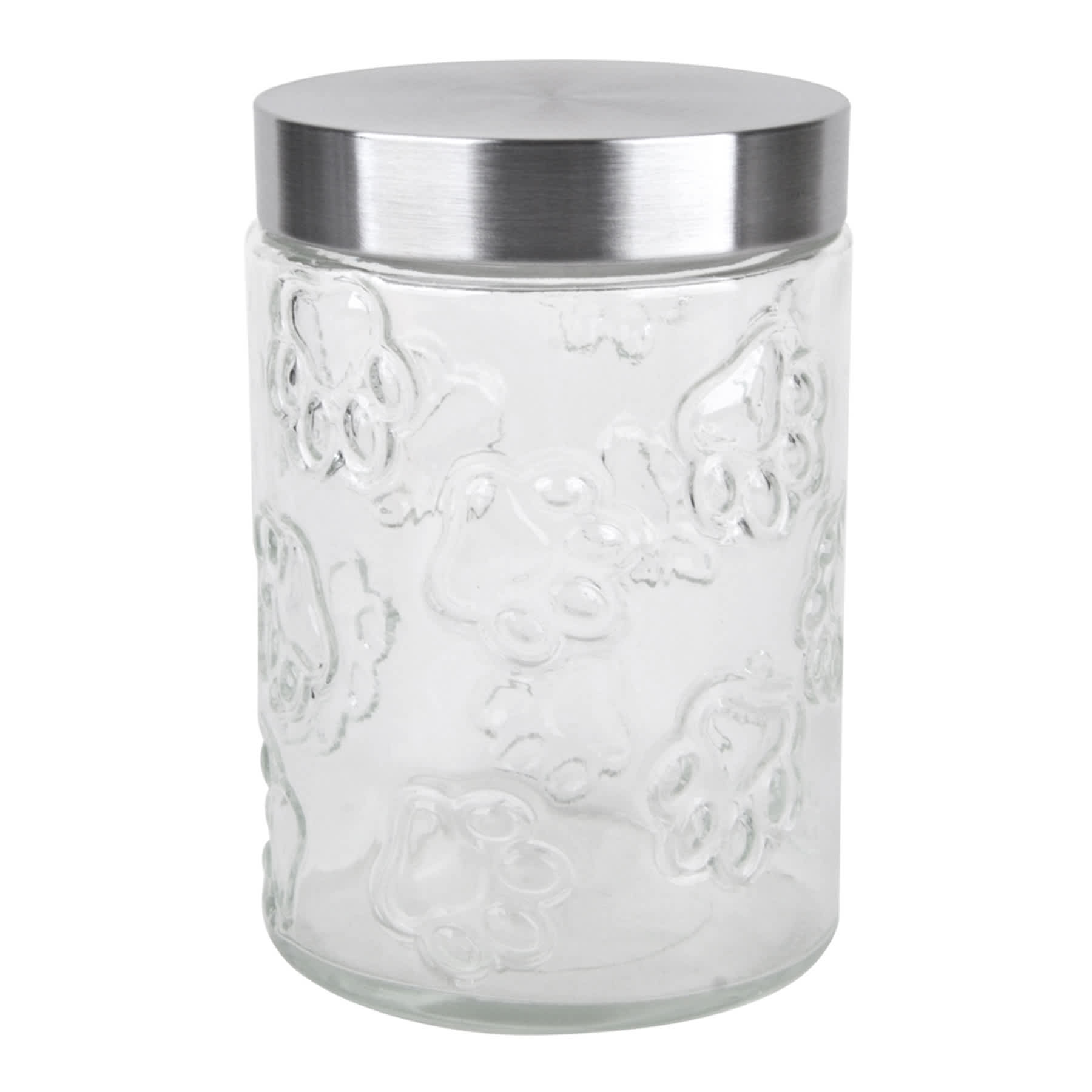 42-Ounce Maxwell Clear Glass Pet Canister, Medium