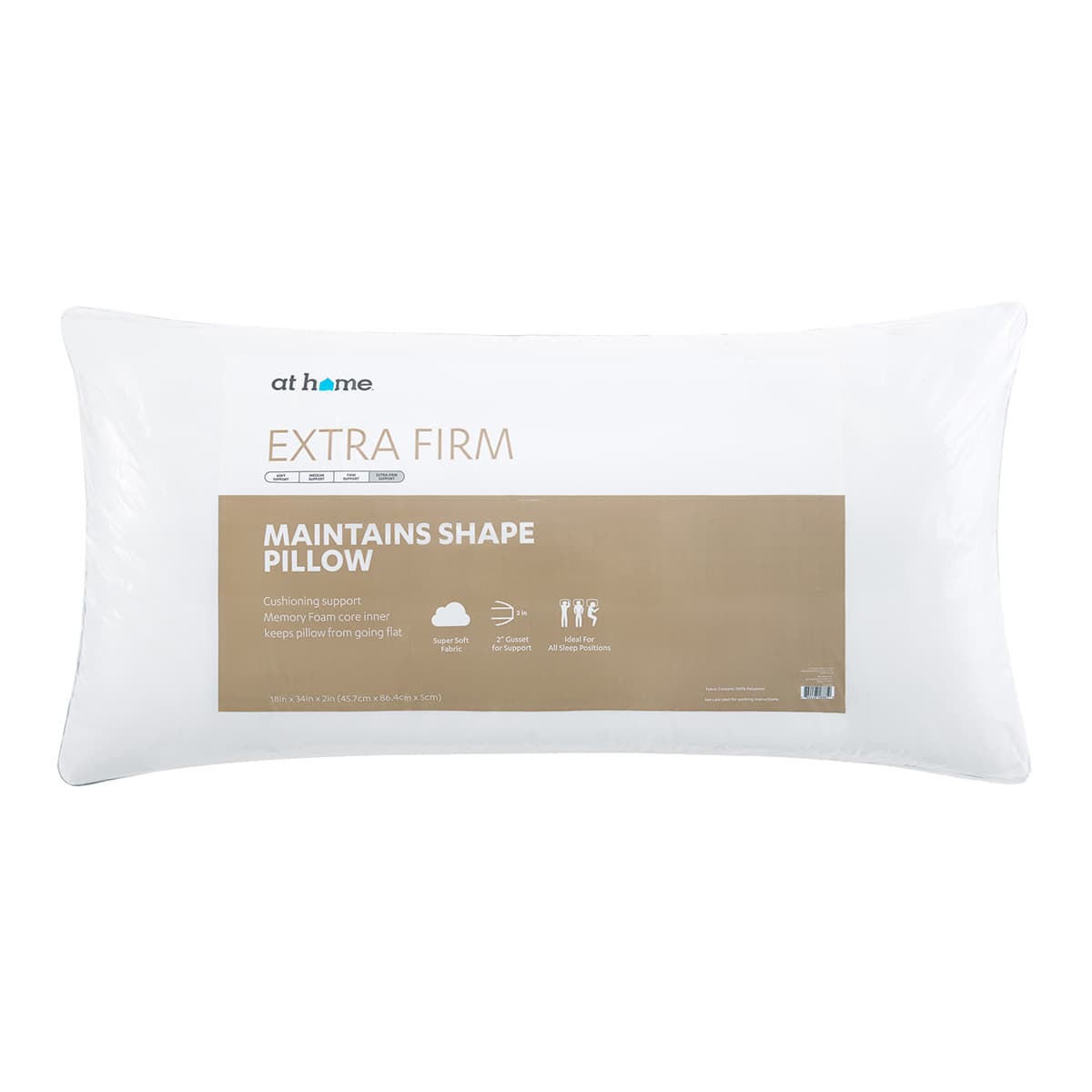 Extra Firm Bed Pillow, King