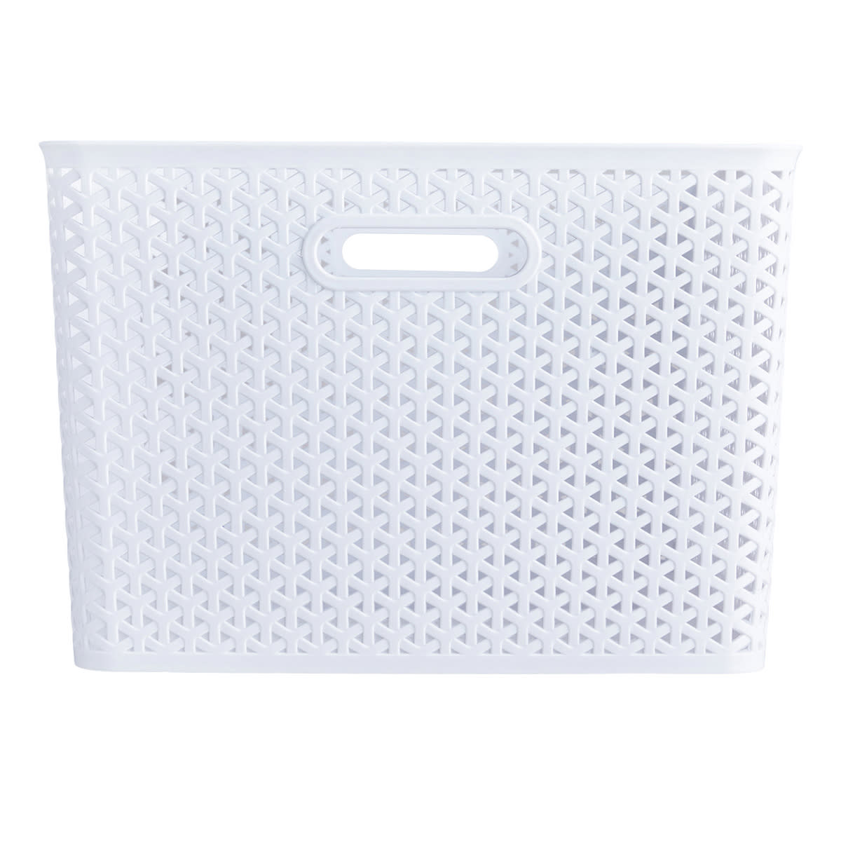 White Y-Weave Storage Basket, Extra Large