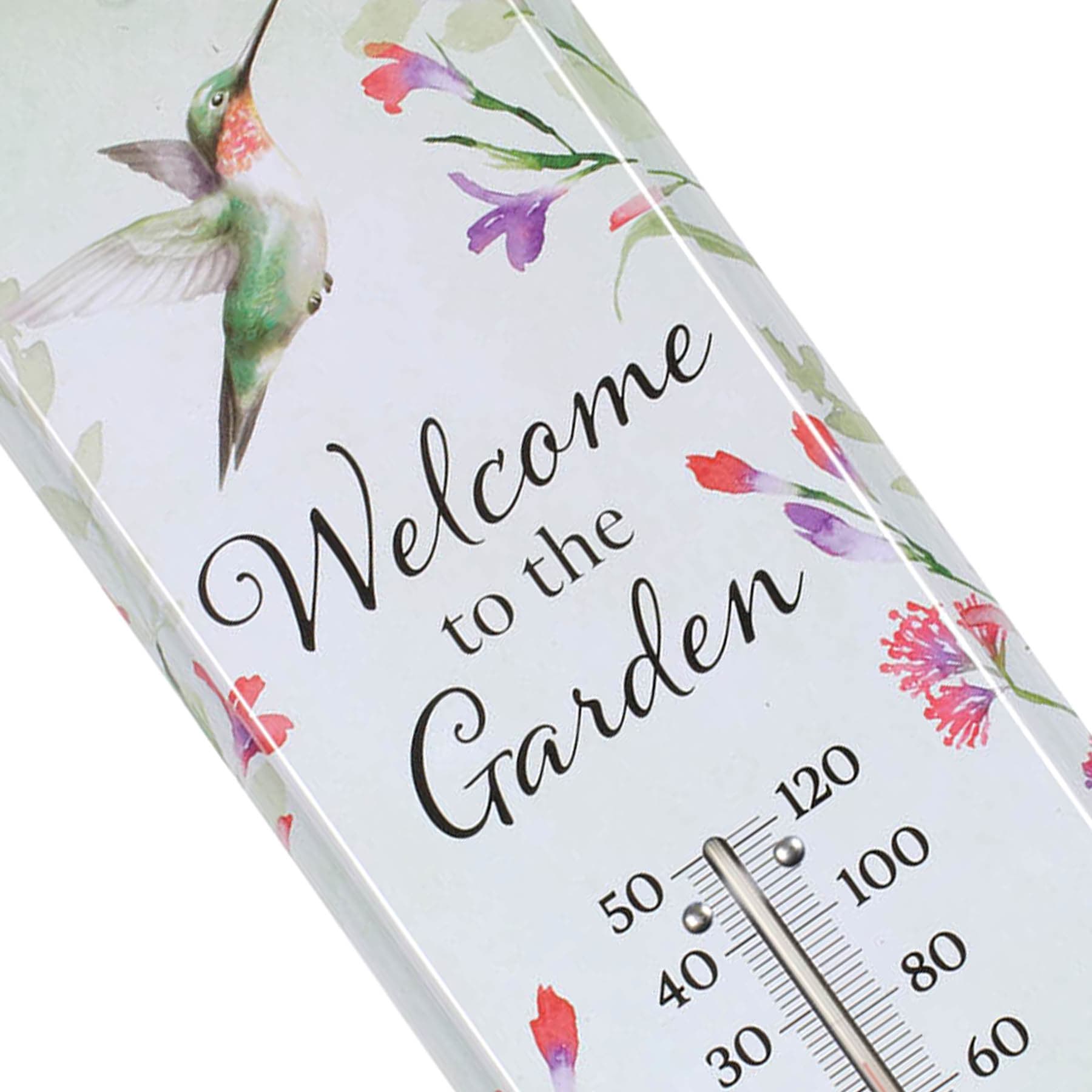 Welcome To My Garden Outdoor Thermometer