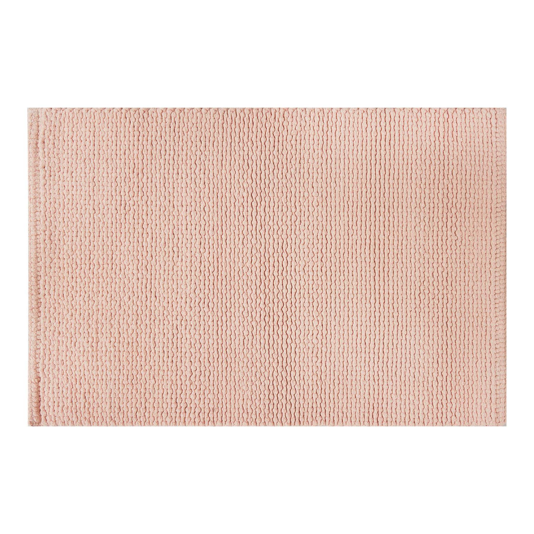 Honeybloom Pink Braided Cotton Bath Rug, 20x30