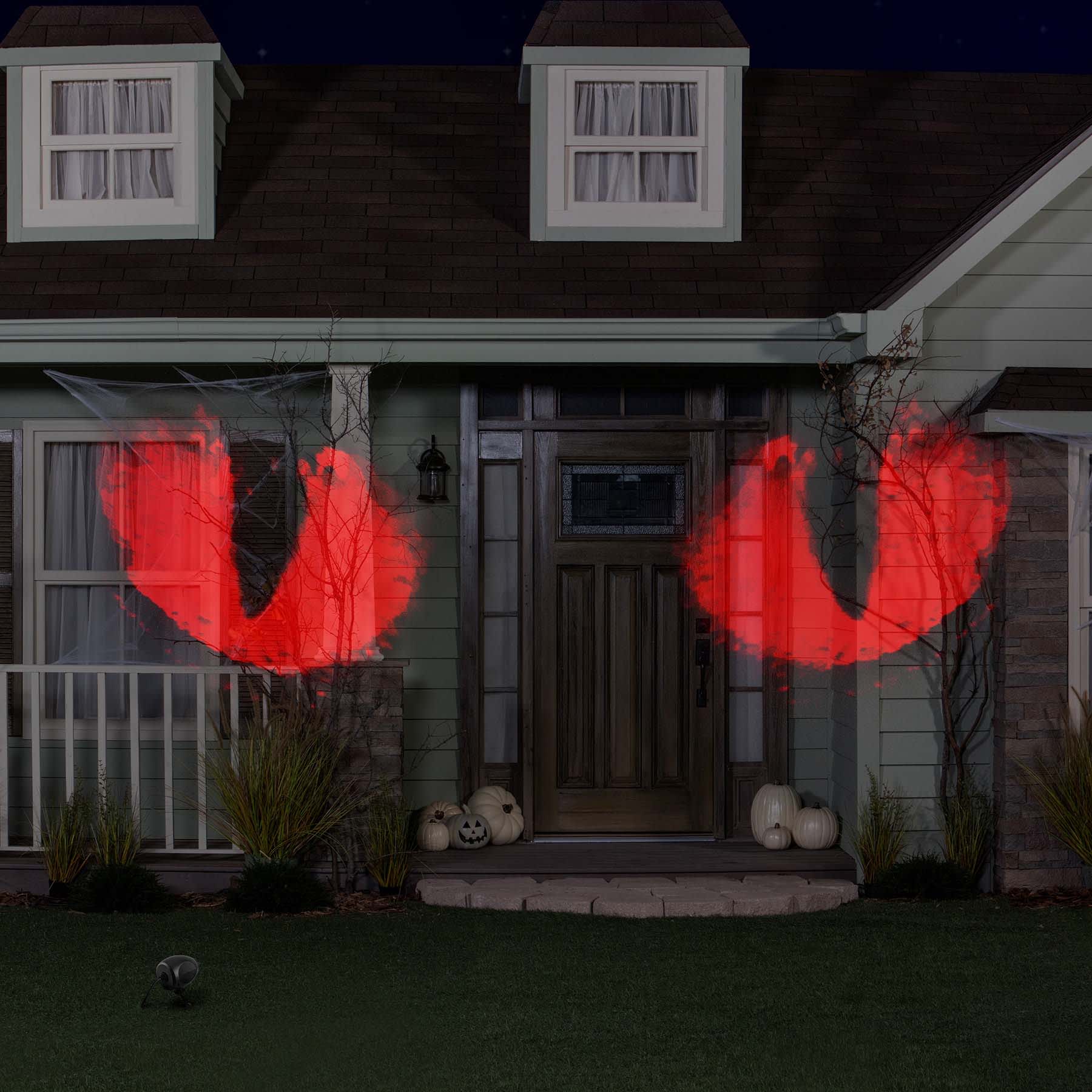 Blinking Red Dragon Eyes Lightshow Projection