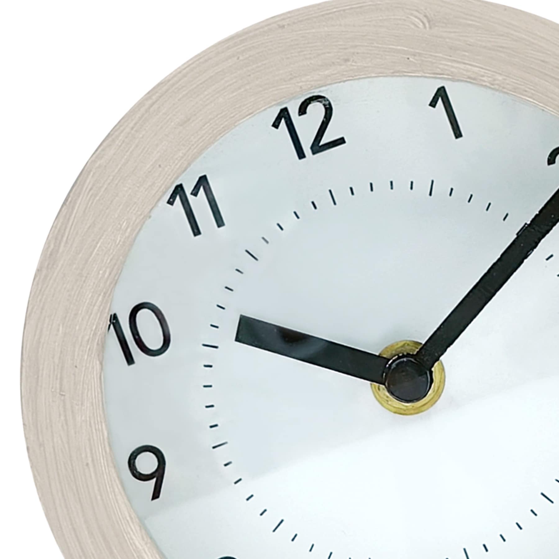 Sage Serenity Light Wood Tabletop Clock, 5.5"