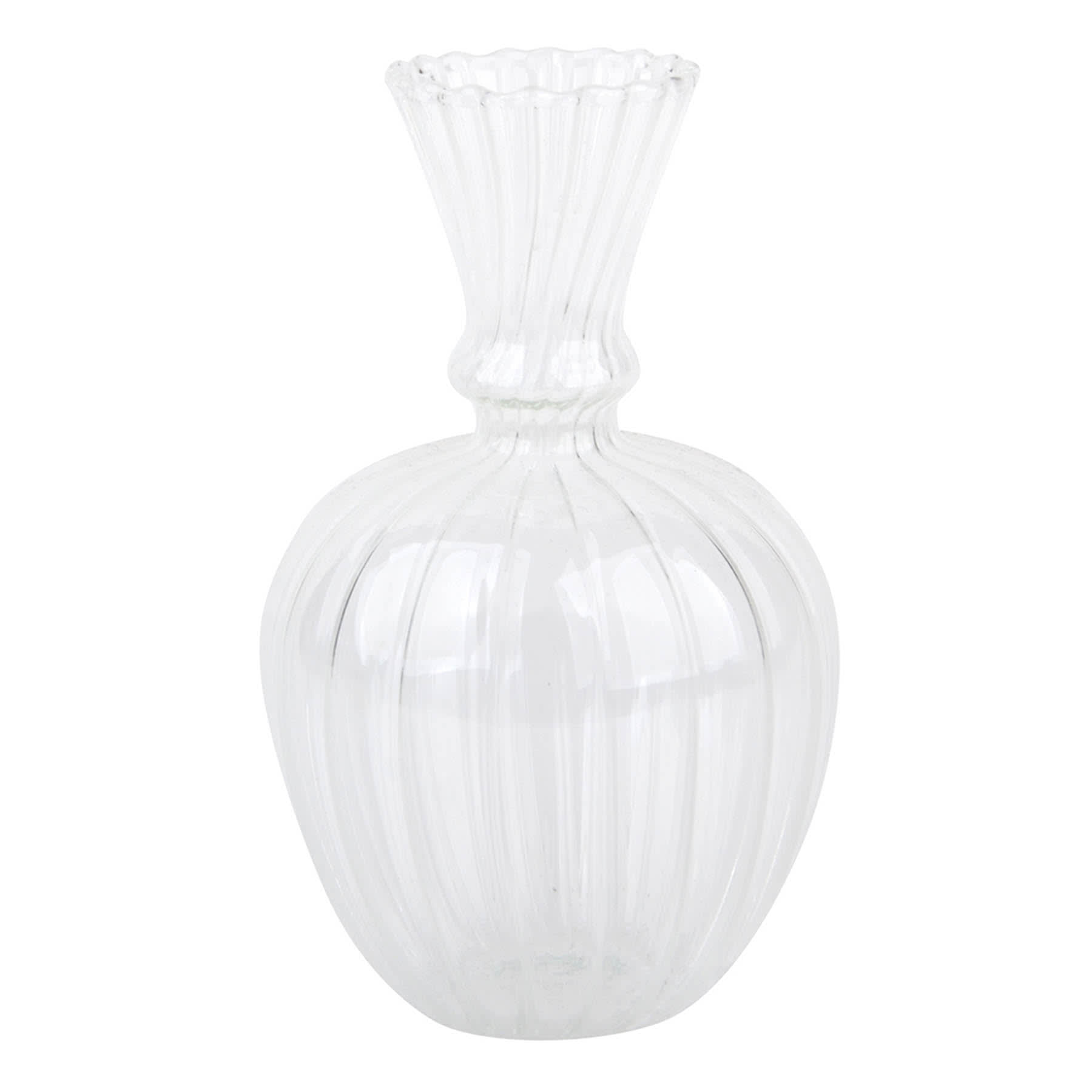 Clear Glass Vase, 3.3x5.5