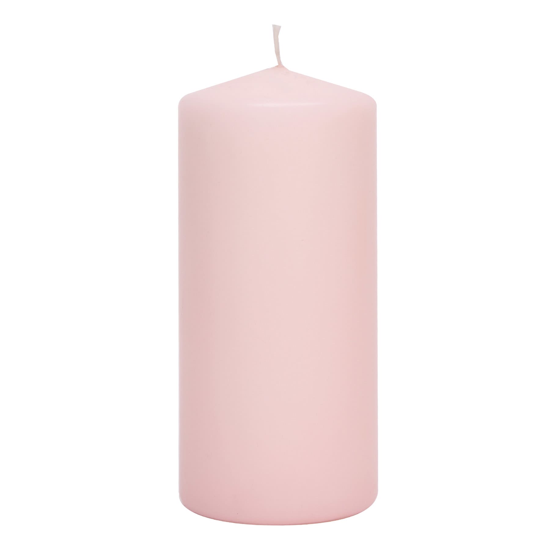 Light Pink Unscented Overdip Pillar Candle, 2.8x6