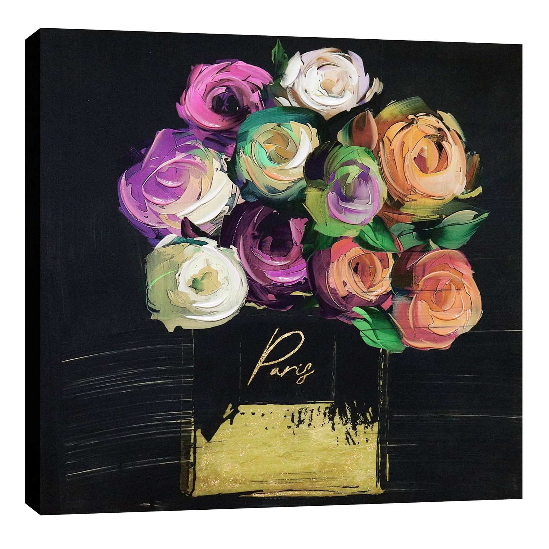 Floral Canvas Wall Art, 20"