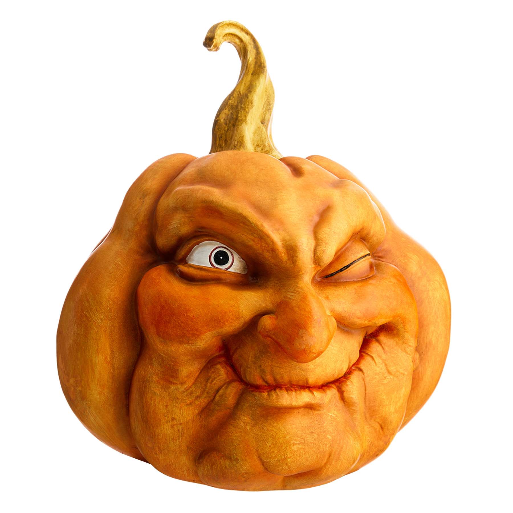 Grim Gardens Pumpkin Face, 12"