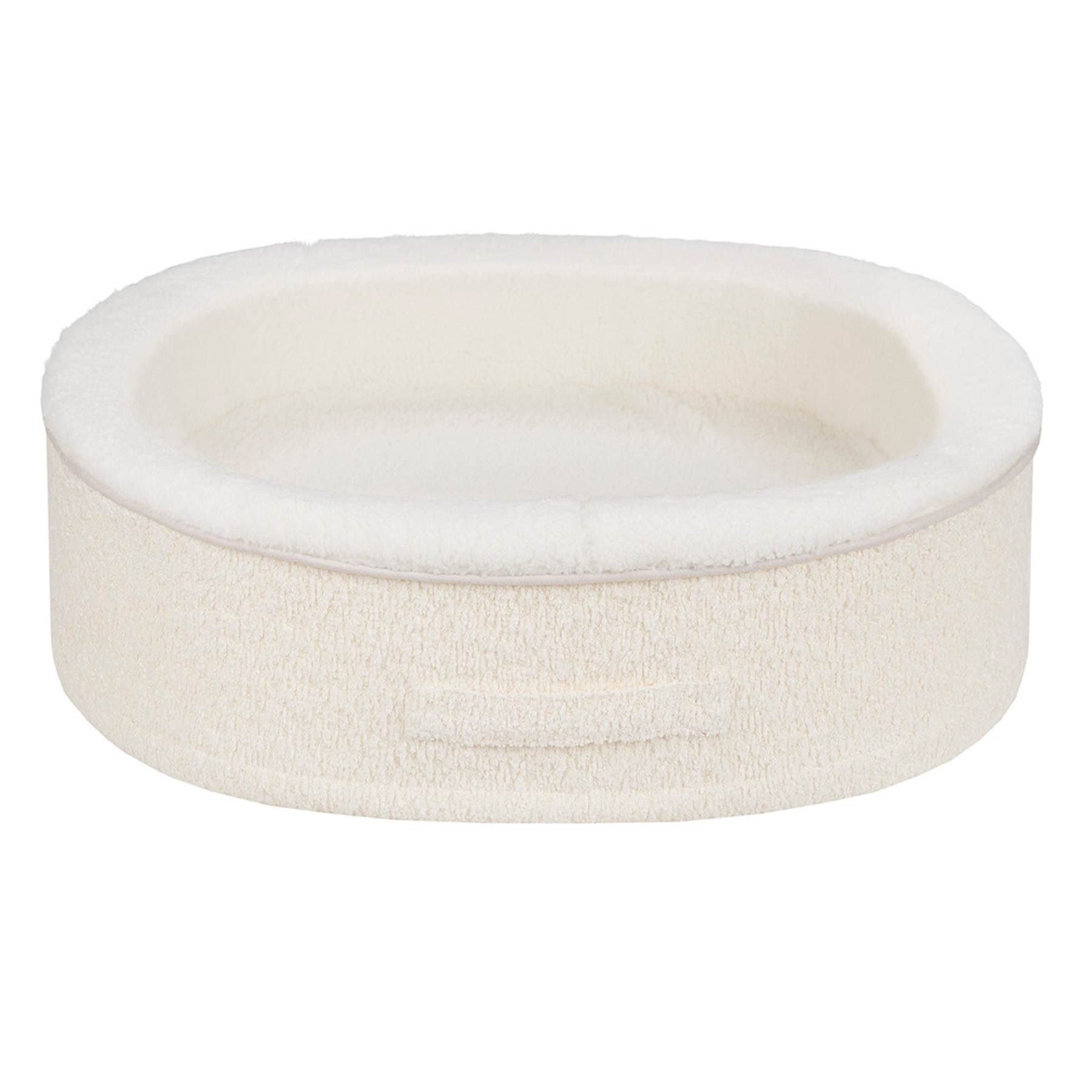 White Oval Pet Cuddler, Small