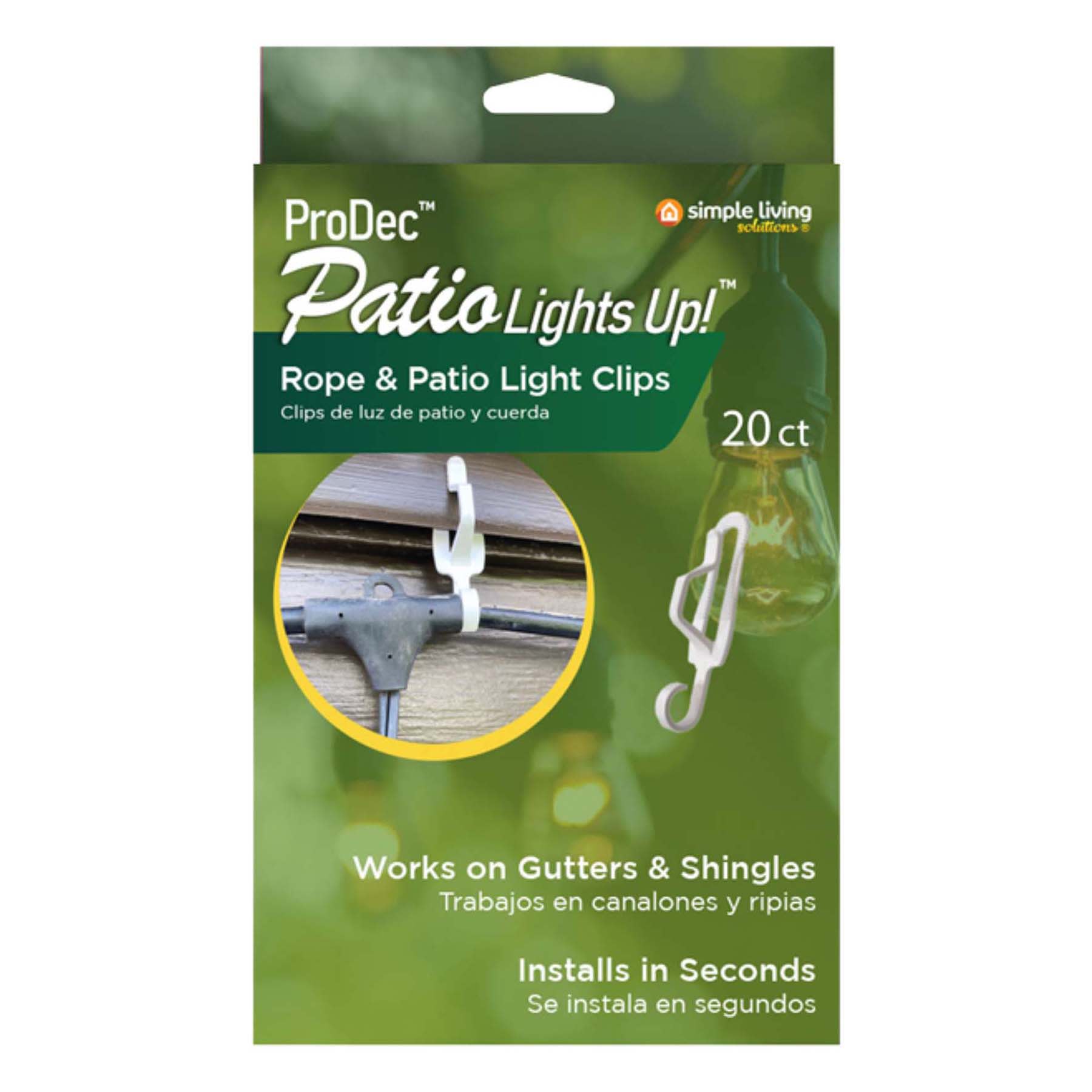 20-Count Rope Light Clips