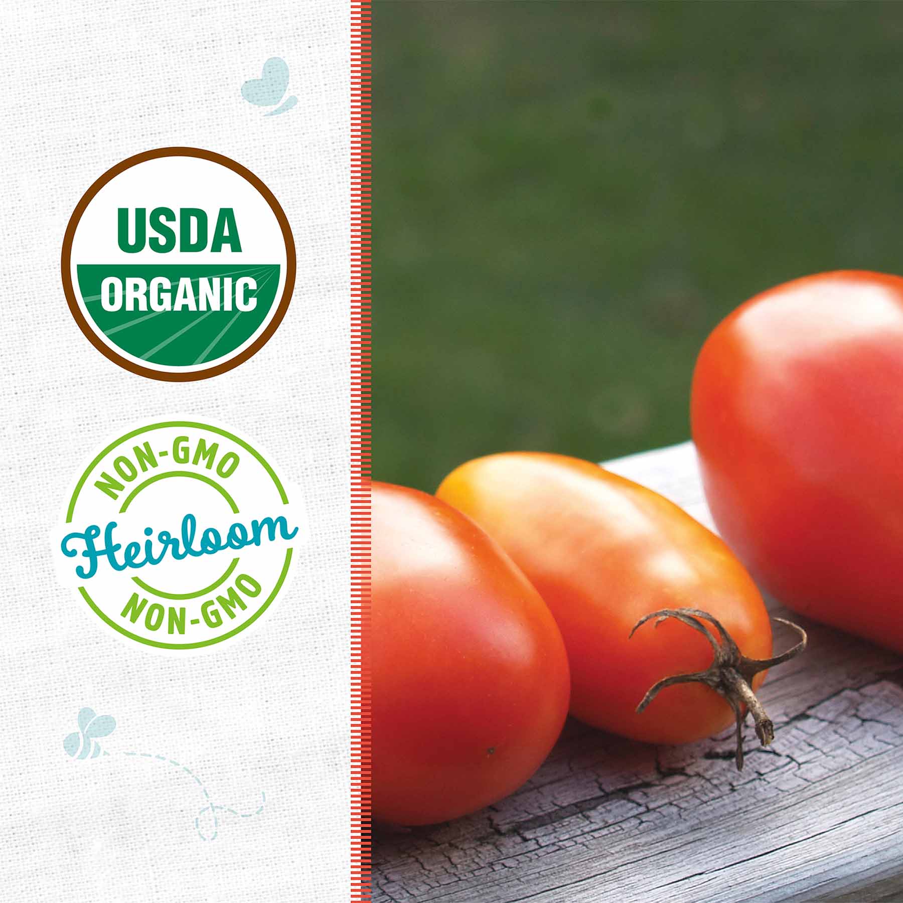 Back to Roots Heirloom Seeds, Tomato Roma