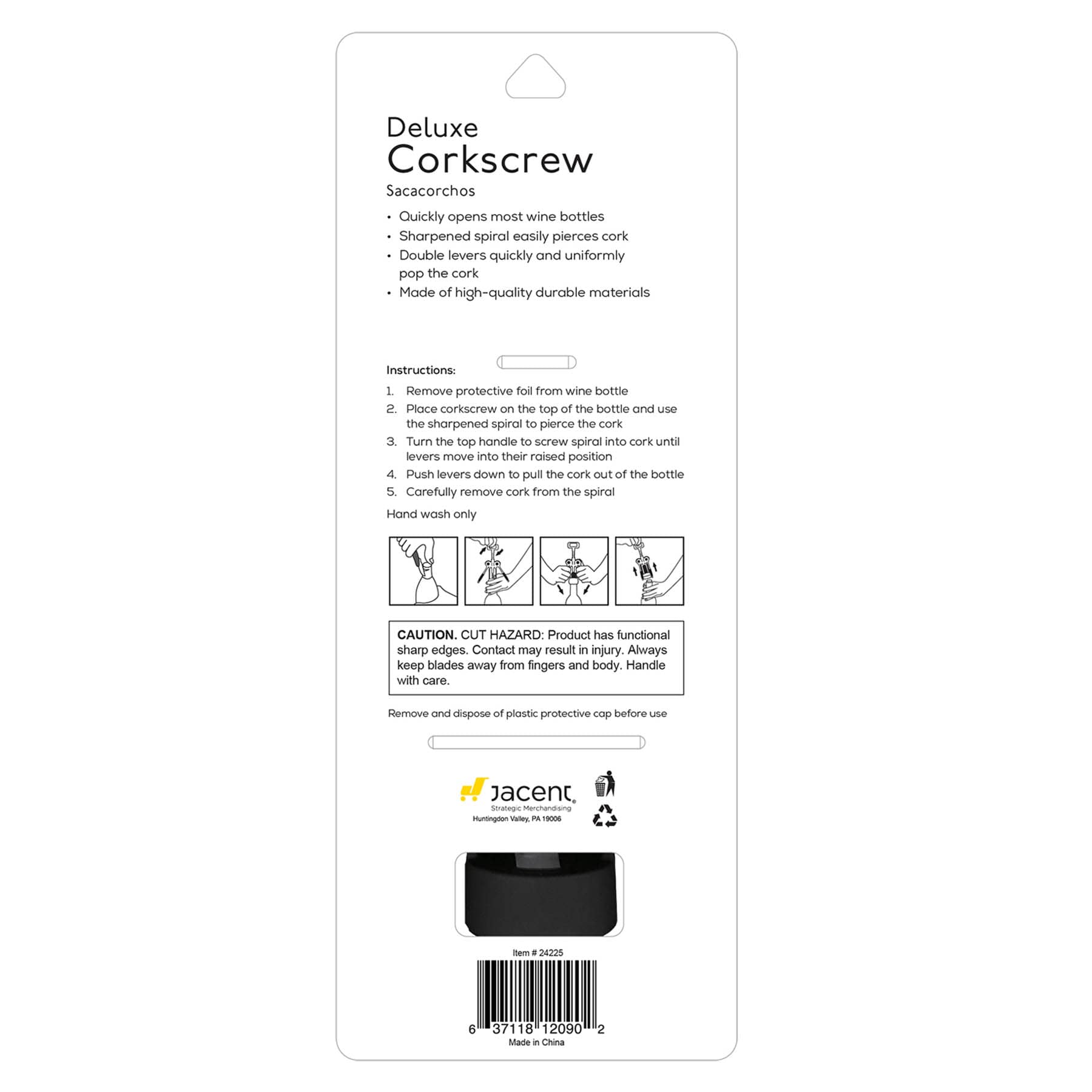 Wing Corkscrew Gold