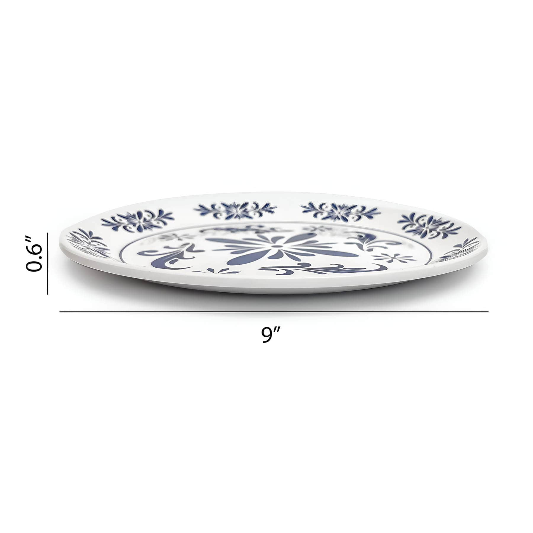 Blue Mosaic Salad Plate