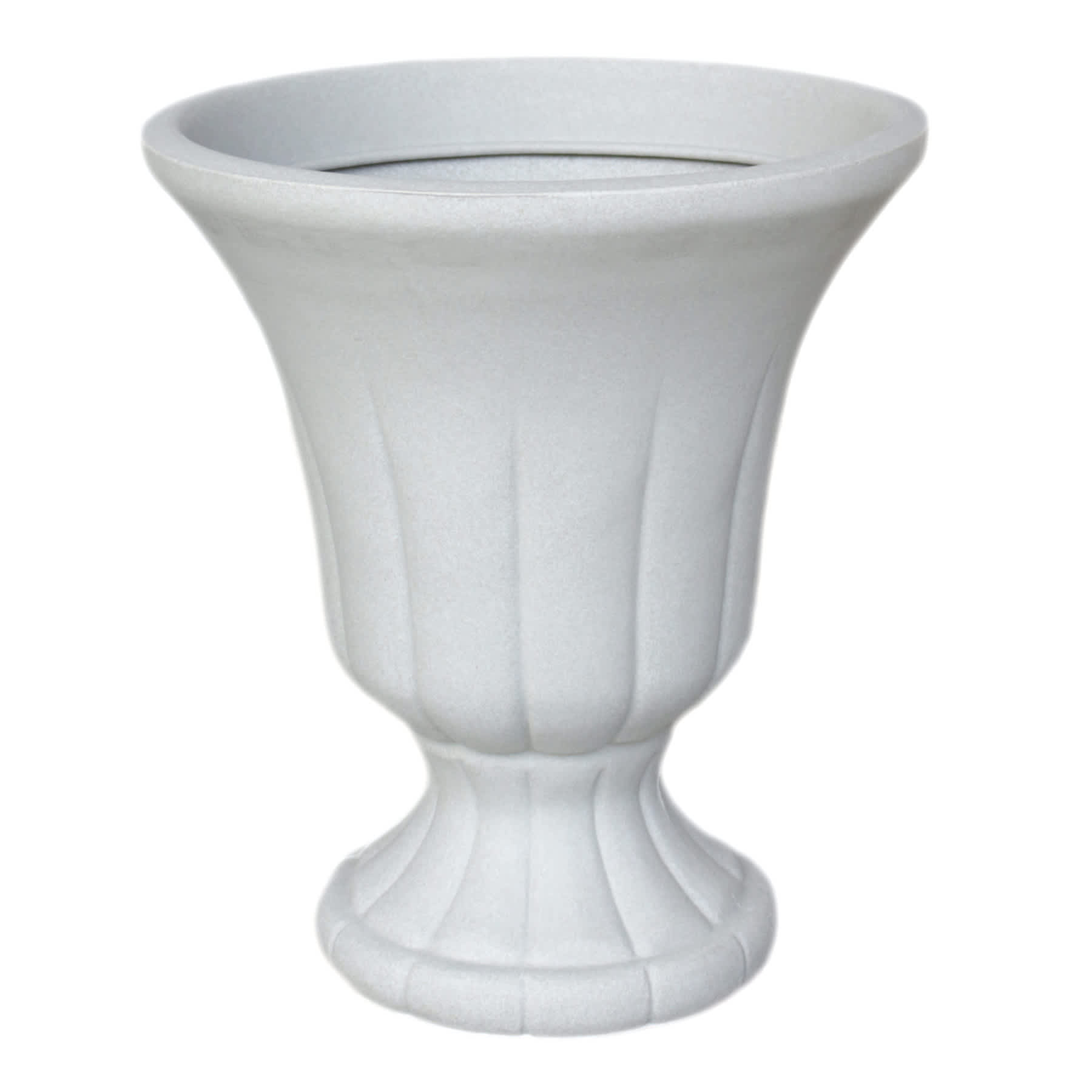 Sandstone Modern Outdoor Urn, 18"