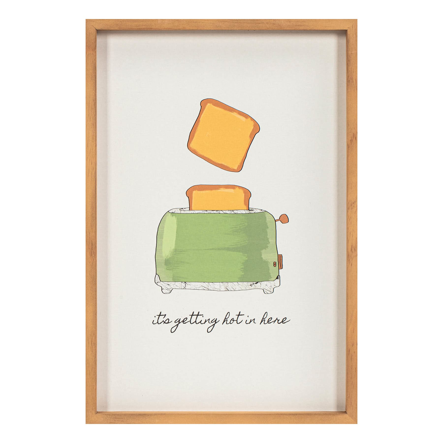 Reclaimed Wooden Toaster Wall Art, 12x18