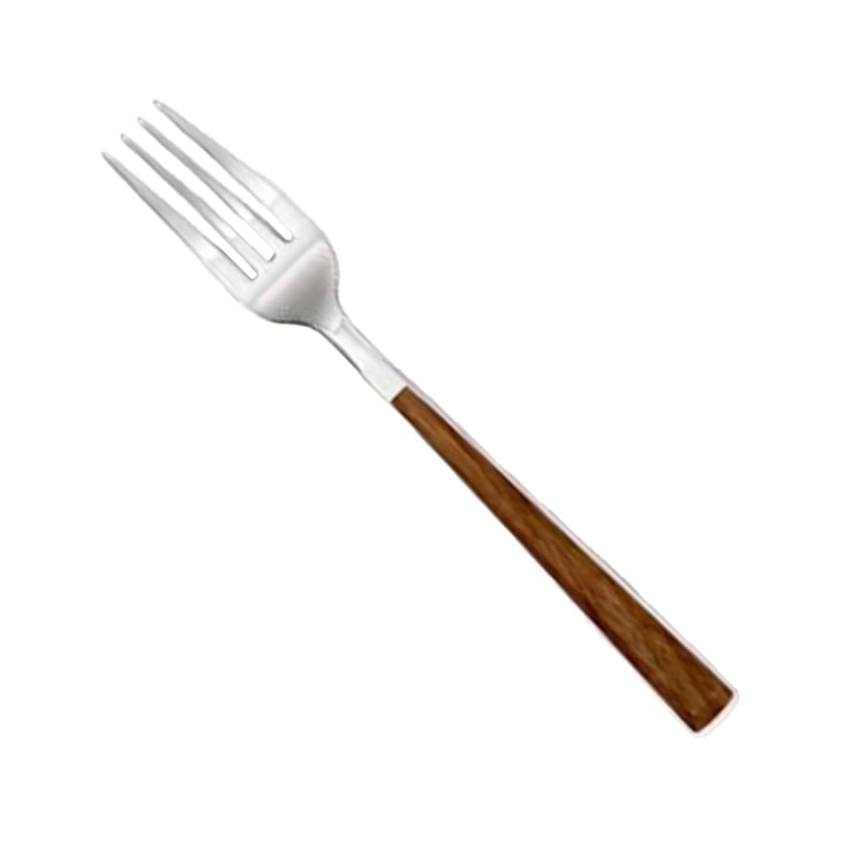 Honeybloom 20-Piece Woodburn Wood Handle Flatware Set