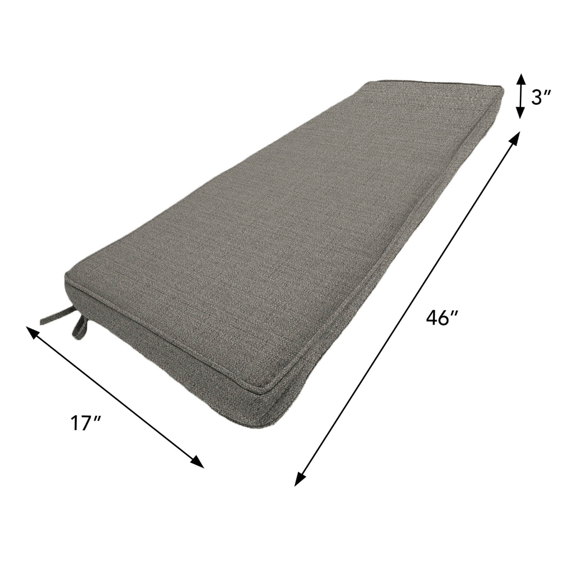 Fiddlestix Linen Premium Outdoor Bench Cushion