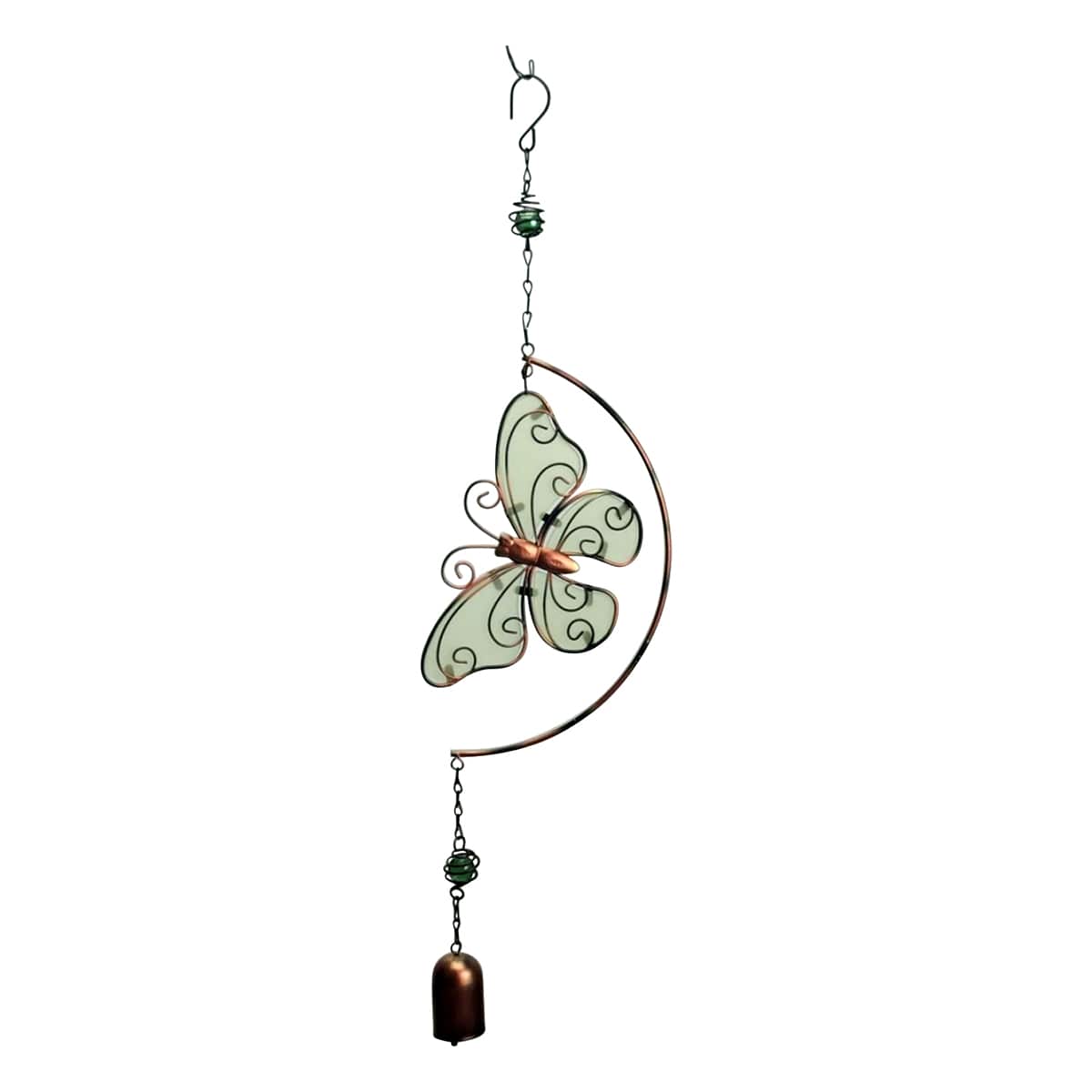 Butterfly Garden Wind Chime, 22x6.5