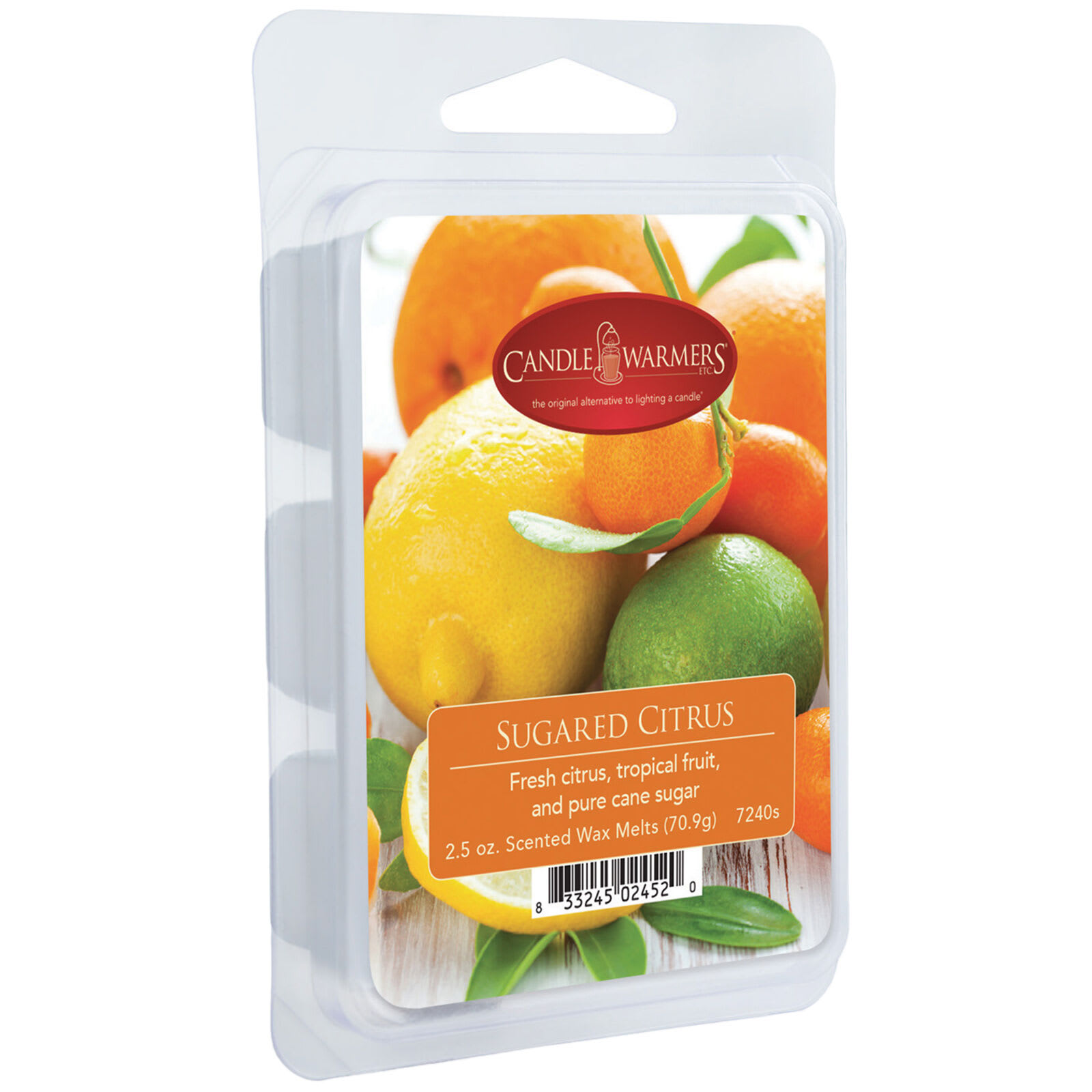 Sugared Citrus Scented Wax Melts, 2.5oz
