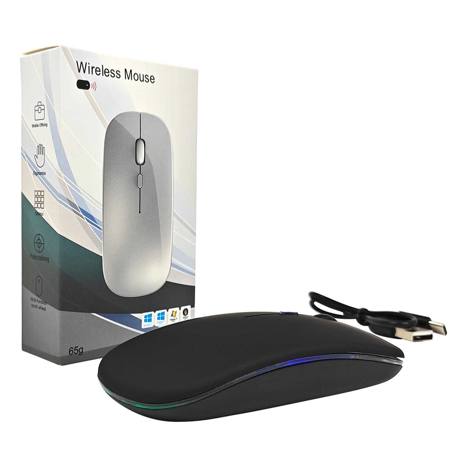 Black Wireless Mouse
