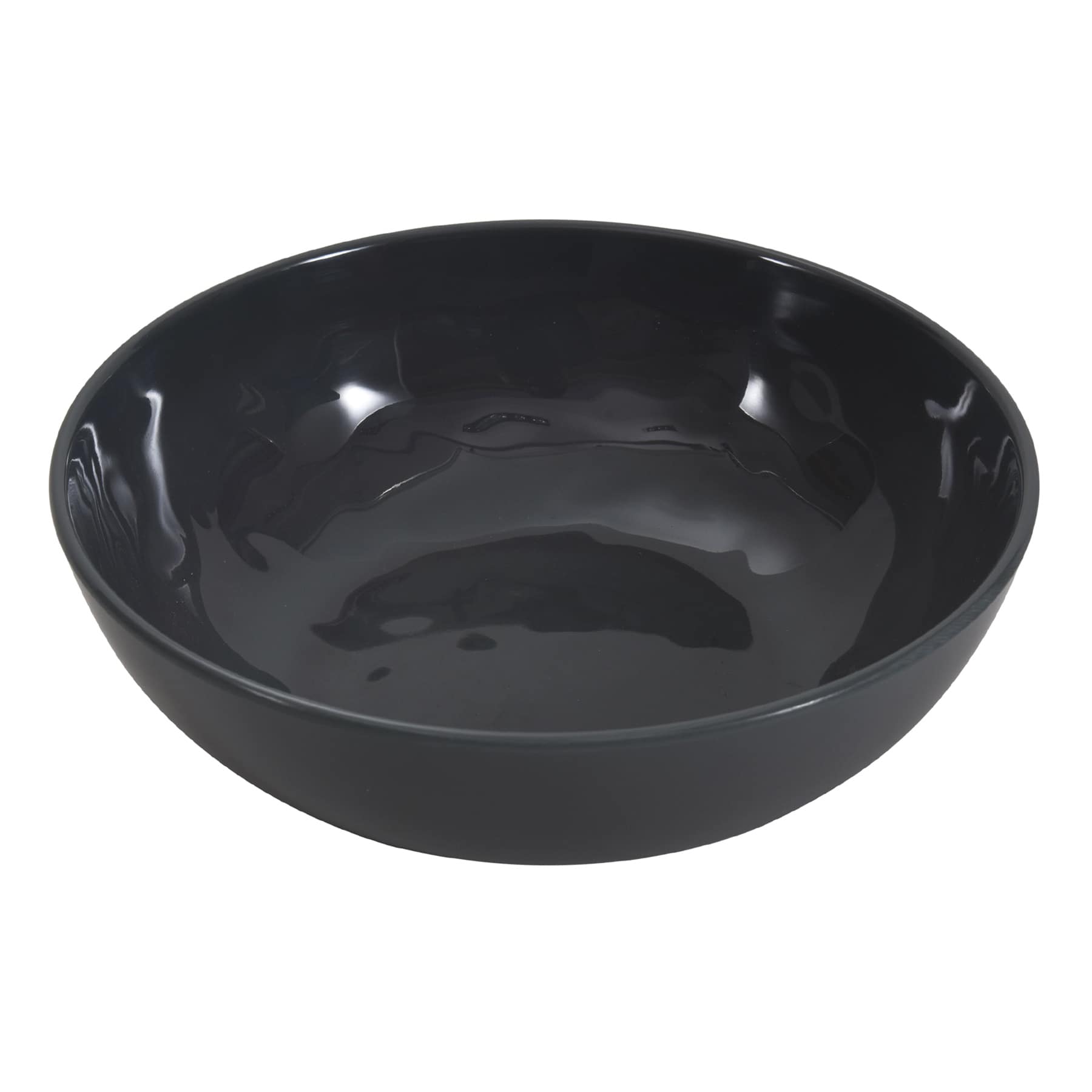 Embossed Melamine Cereal Bowl, Light Grey