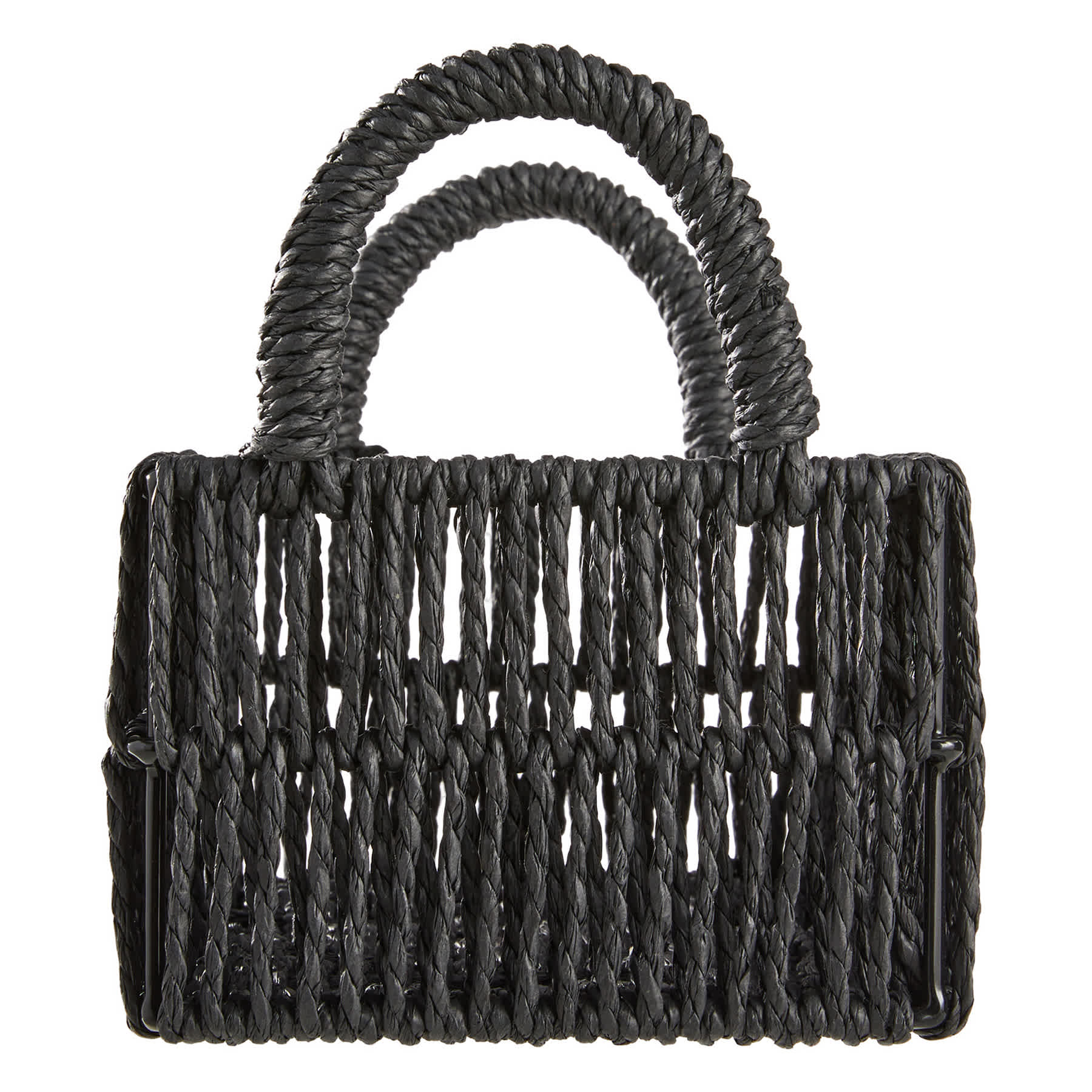 Black Paper Storage Basket, Small