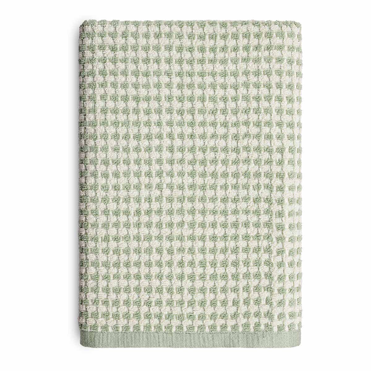 Honeybloom Plush Performance Sage Popcorn Cotton Bath Towel, 30x54