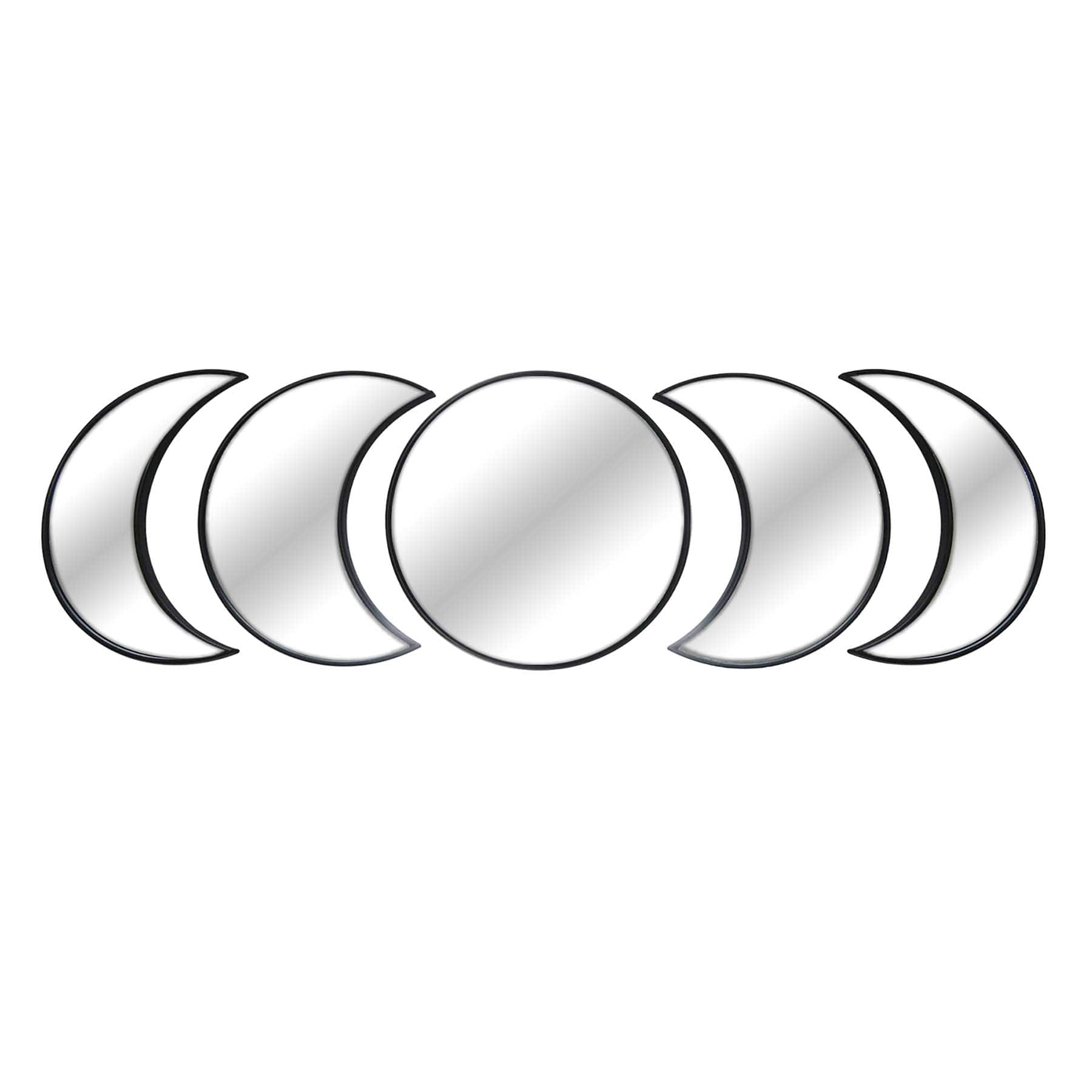 5-Piece Moon Phases Mirror Set