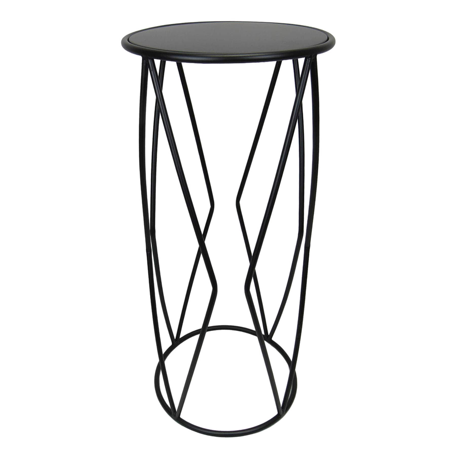 Providence Black Metal Plant Stand, Small