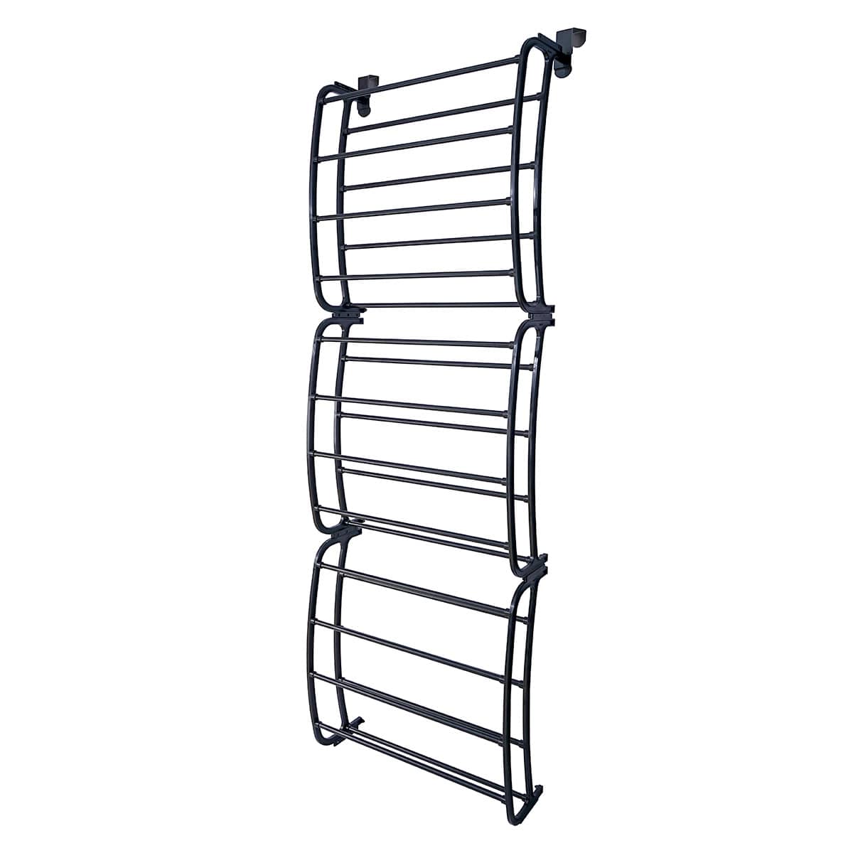 36-Pair Over The Door Shoe Organizer, Black