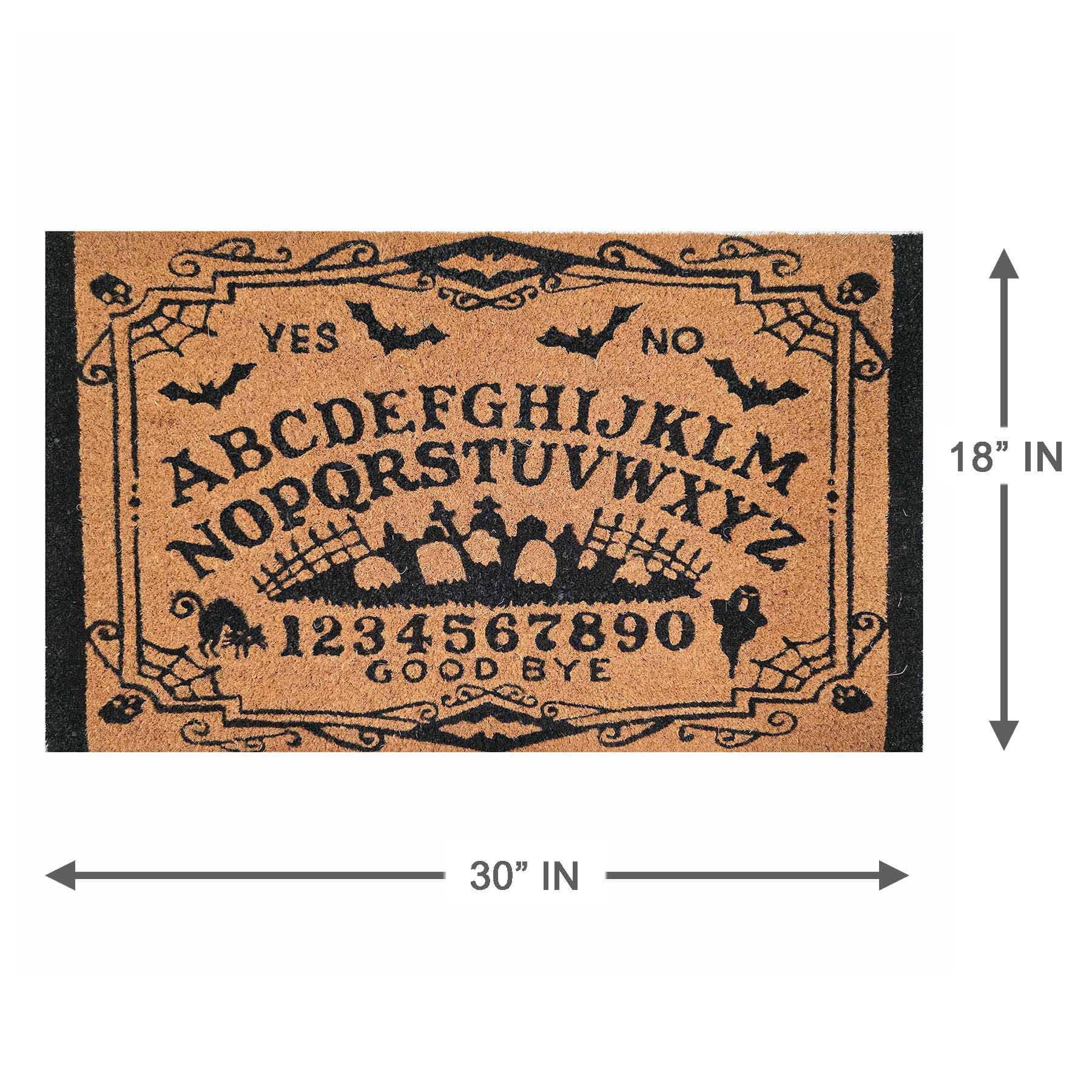 Spellbound Ouija Board Coir Mat, 18x30