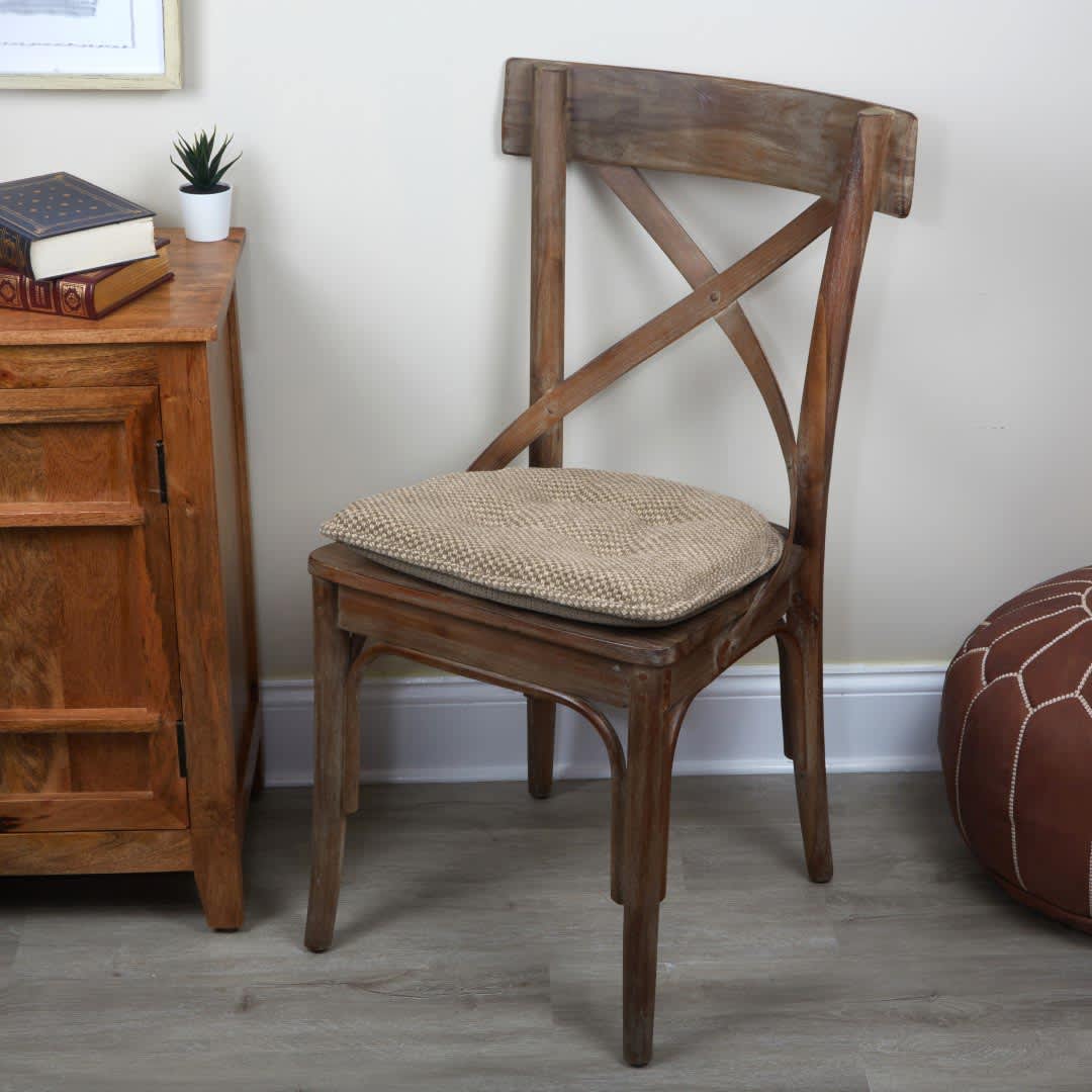 Gripper 2PK Rembrandt Tan Chair Cushions
