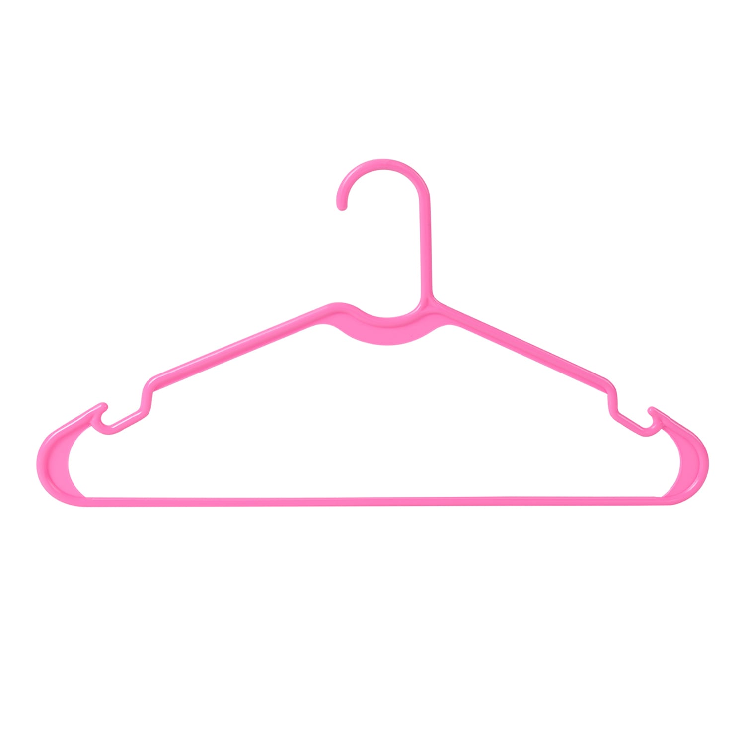 10-Pack Hangers, Pink
