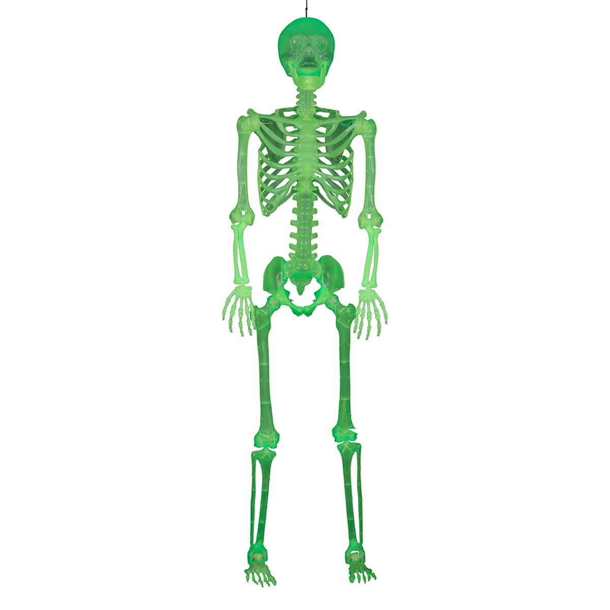 Glow in the Dark Halloween Skeleton, 5'