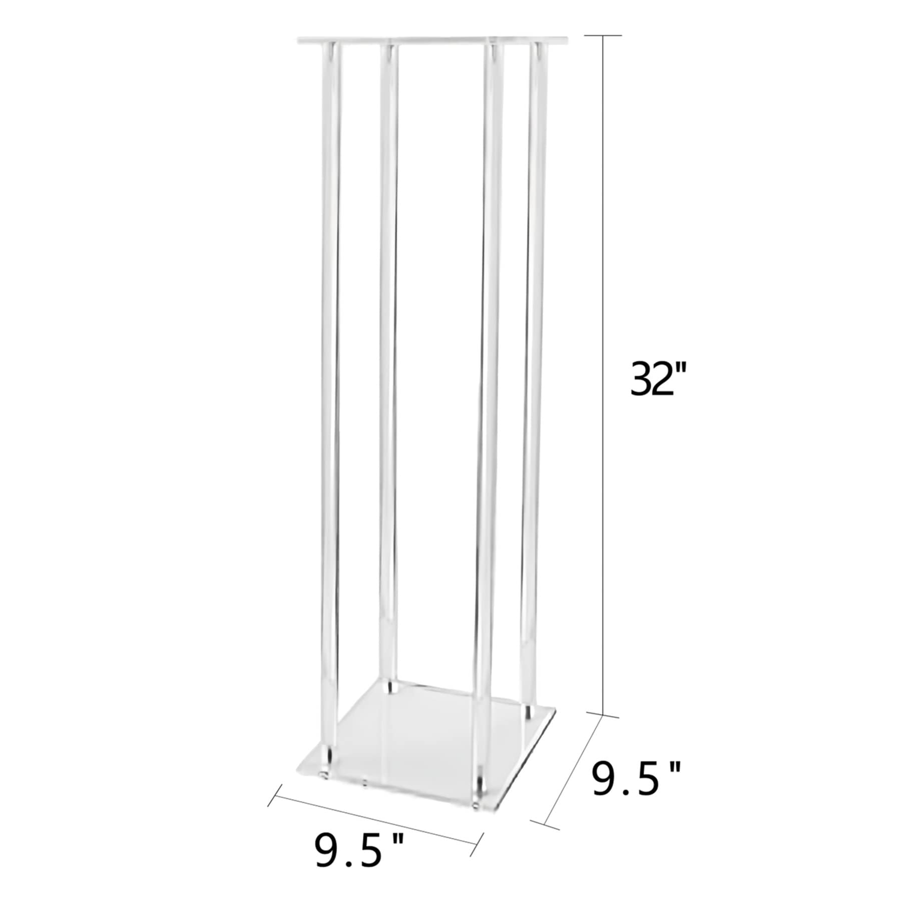 Fully Assembled Acylic Riser, 32"